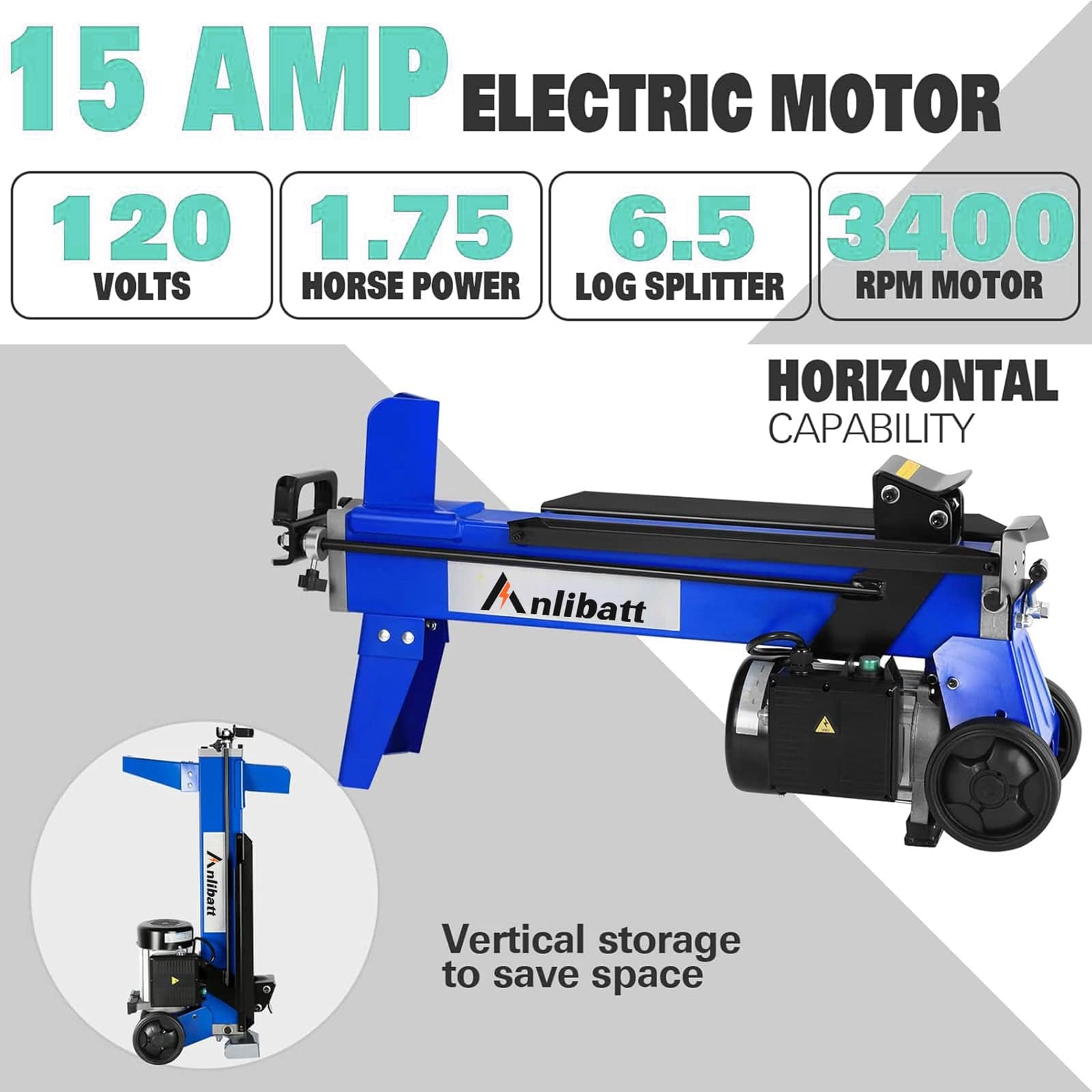 Anlibatt TLA-LW02-AN Electric-Log-Splitters - View #3