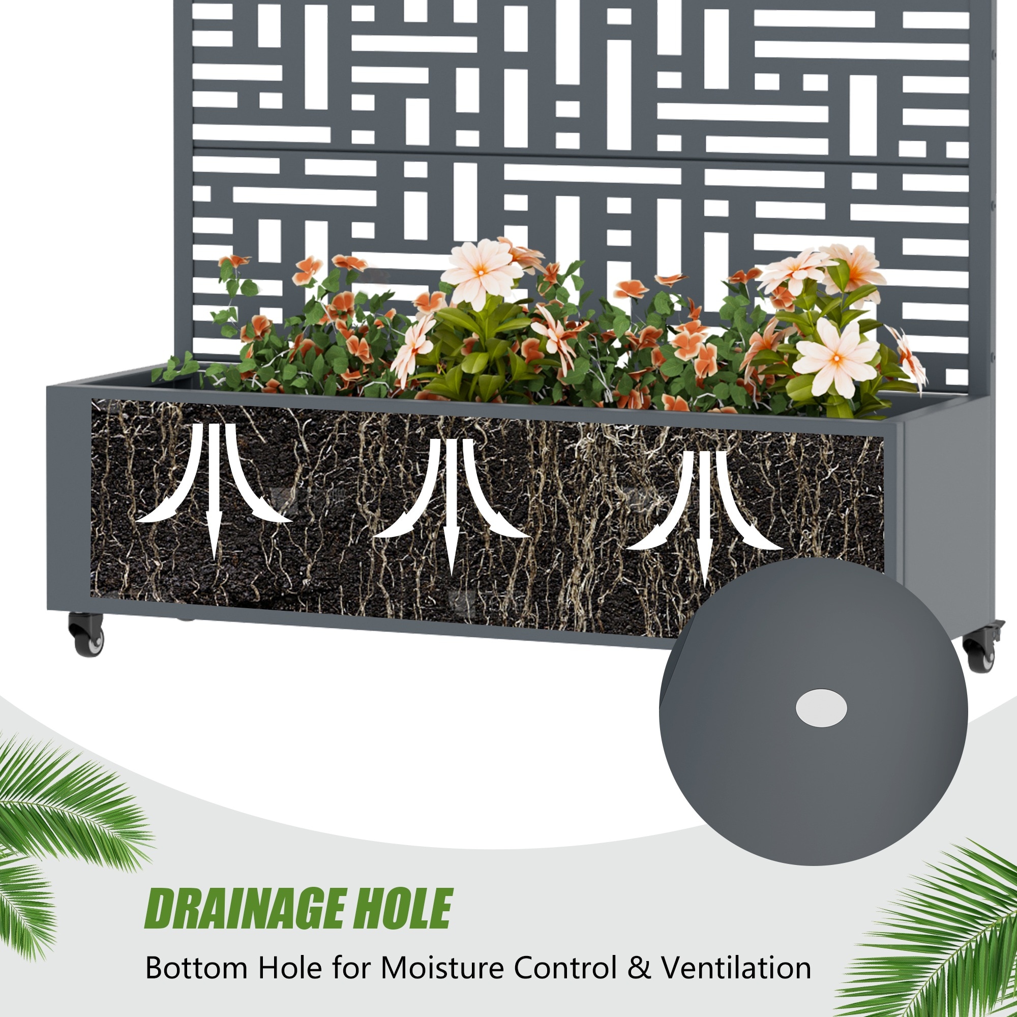 Misty Moon LW0406-SYJZZX-A16 Planter-Window-Box - View #4