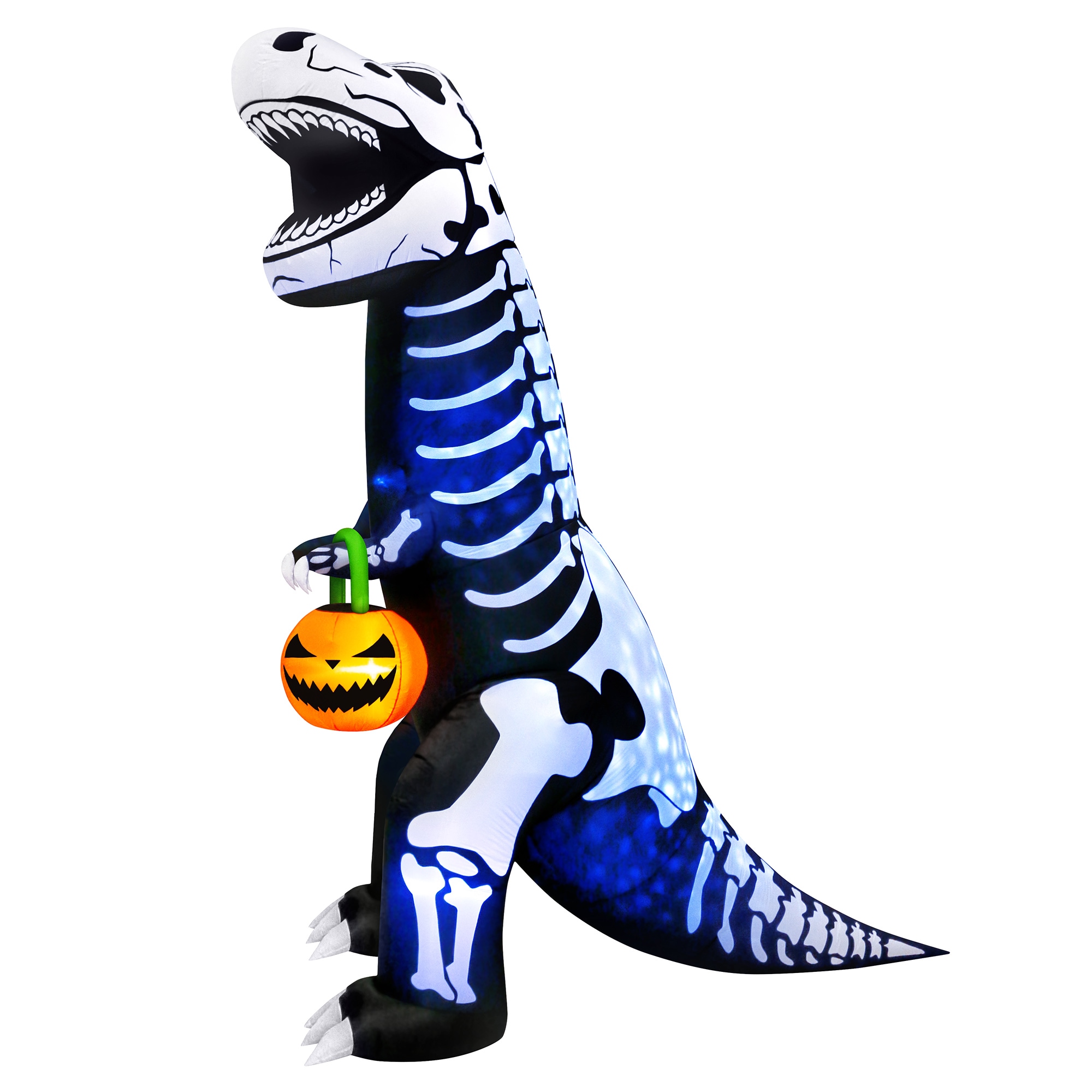 Airflowz 12-ft Pre-Lit Skeleton Inflatable in the Outdoor ...