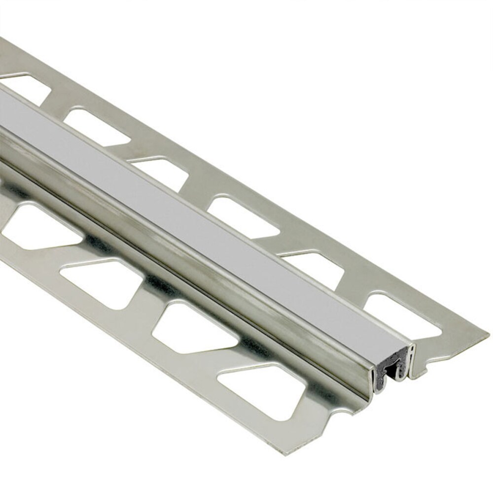 Schluter Systems EKSN300PG Dilex-KSN 1.188-in W x 98.5-in L Classic grey Steel Movement joint Tile Edge Trim