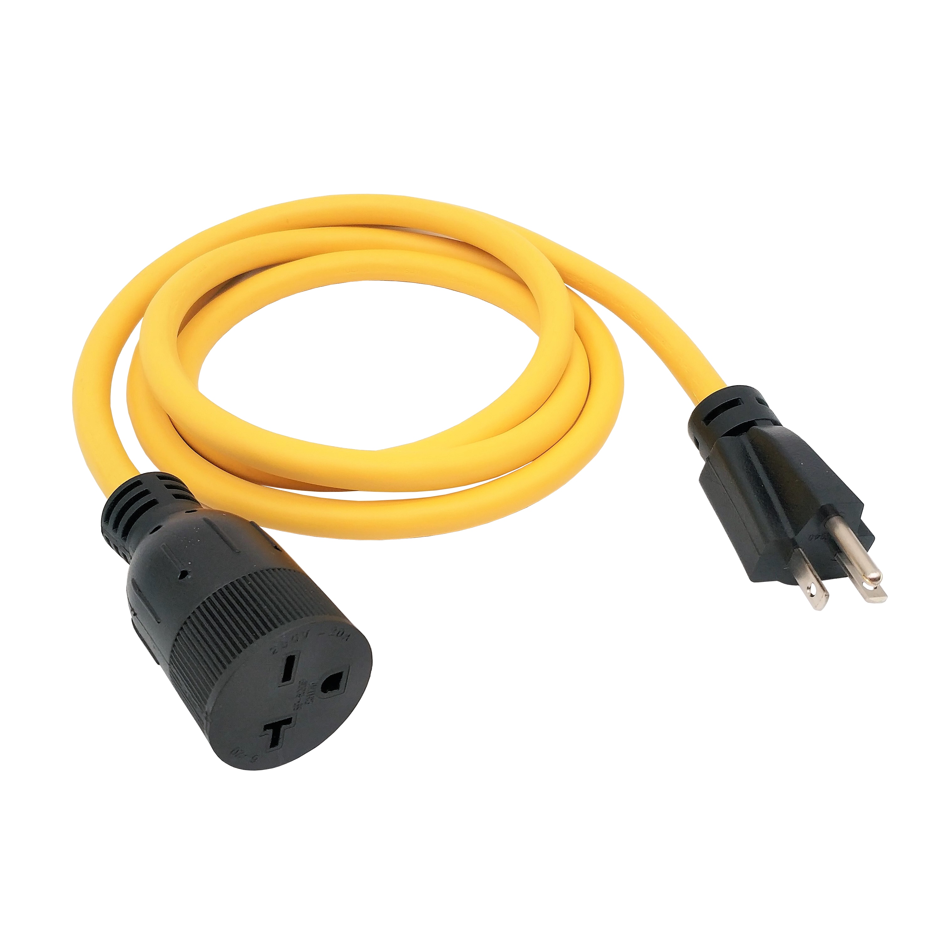 parkworld 885743 6-ft 12 / 3 3 Prong Yellow Indoor/Outdoor SJTW Heavy Duty General Extension Cord
