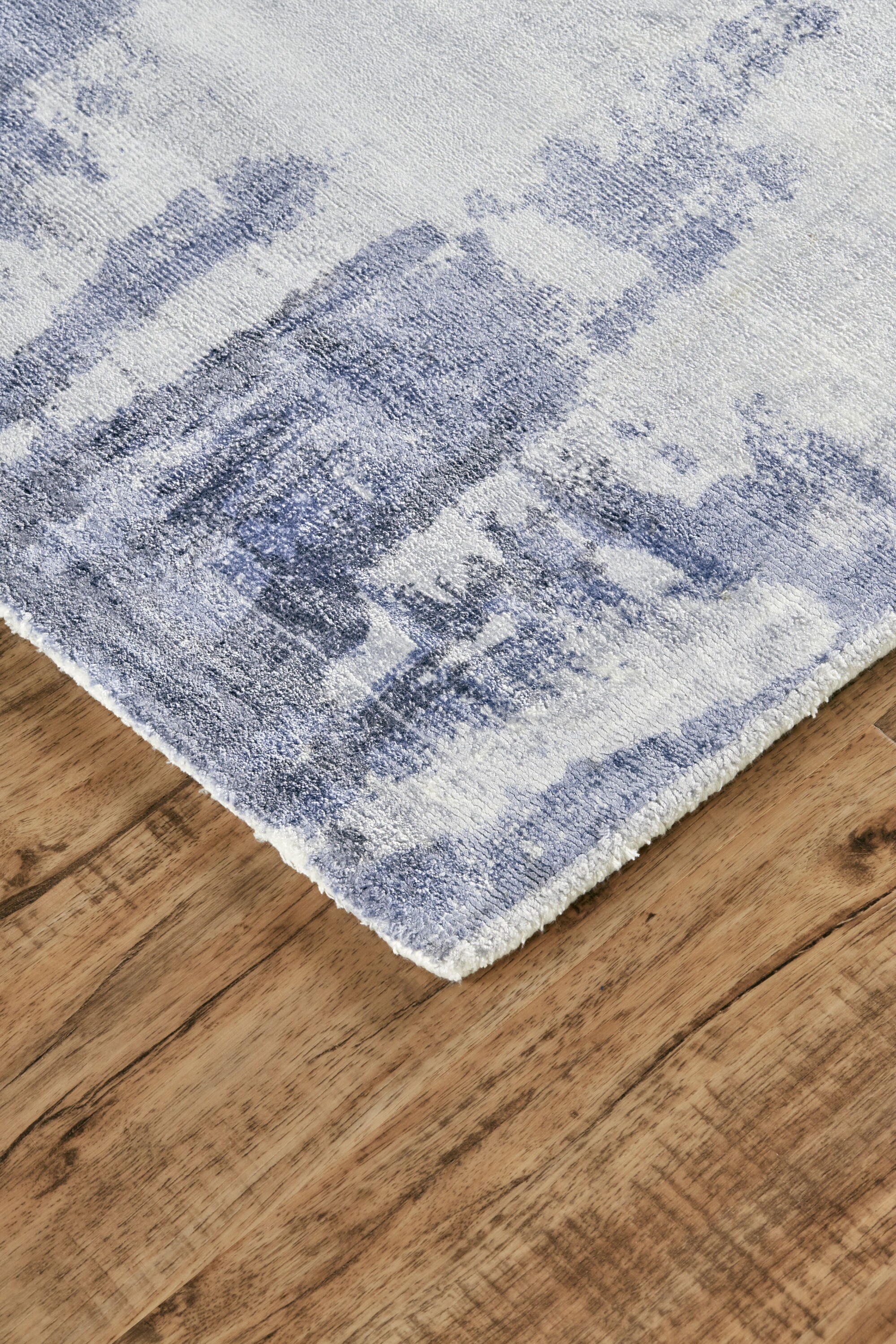 Feizy - Emory Industrial Abstract, Blue/ivory, 8' X 10' Area Rug