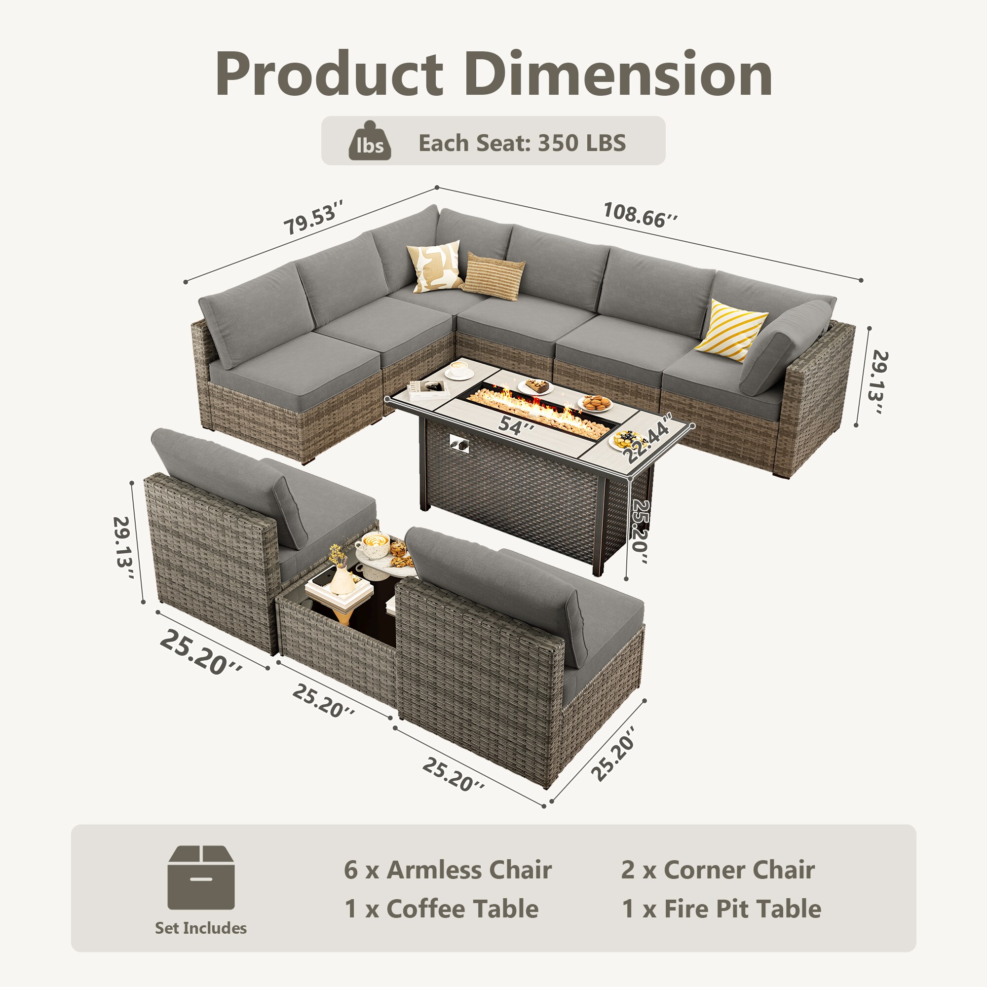 XIZZI XIHOP20J5-IFP Patio-Sofas-Daybeds - View #7