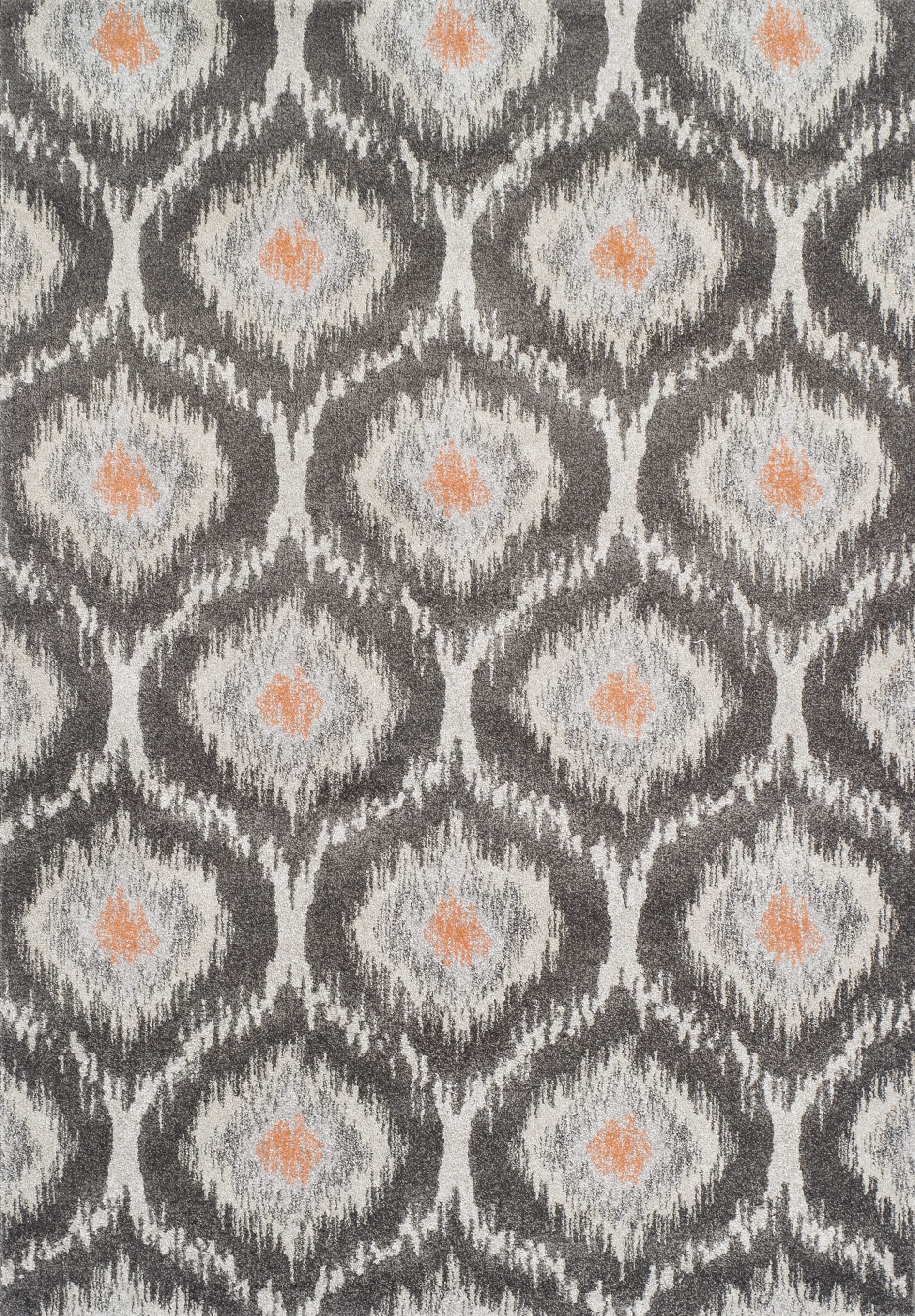 Addison Rugs OSPL32OR3X5 Platinum 3 x 5 (ft) Polypropylene Orange Rectangular Indoor Geometric Bohemian/Eclectic Area rug