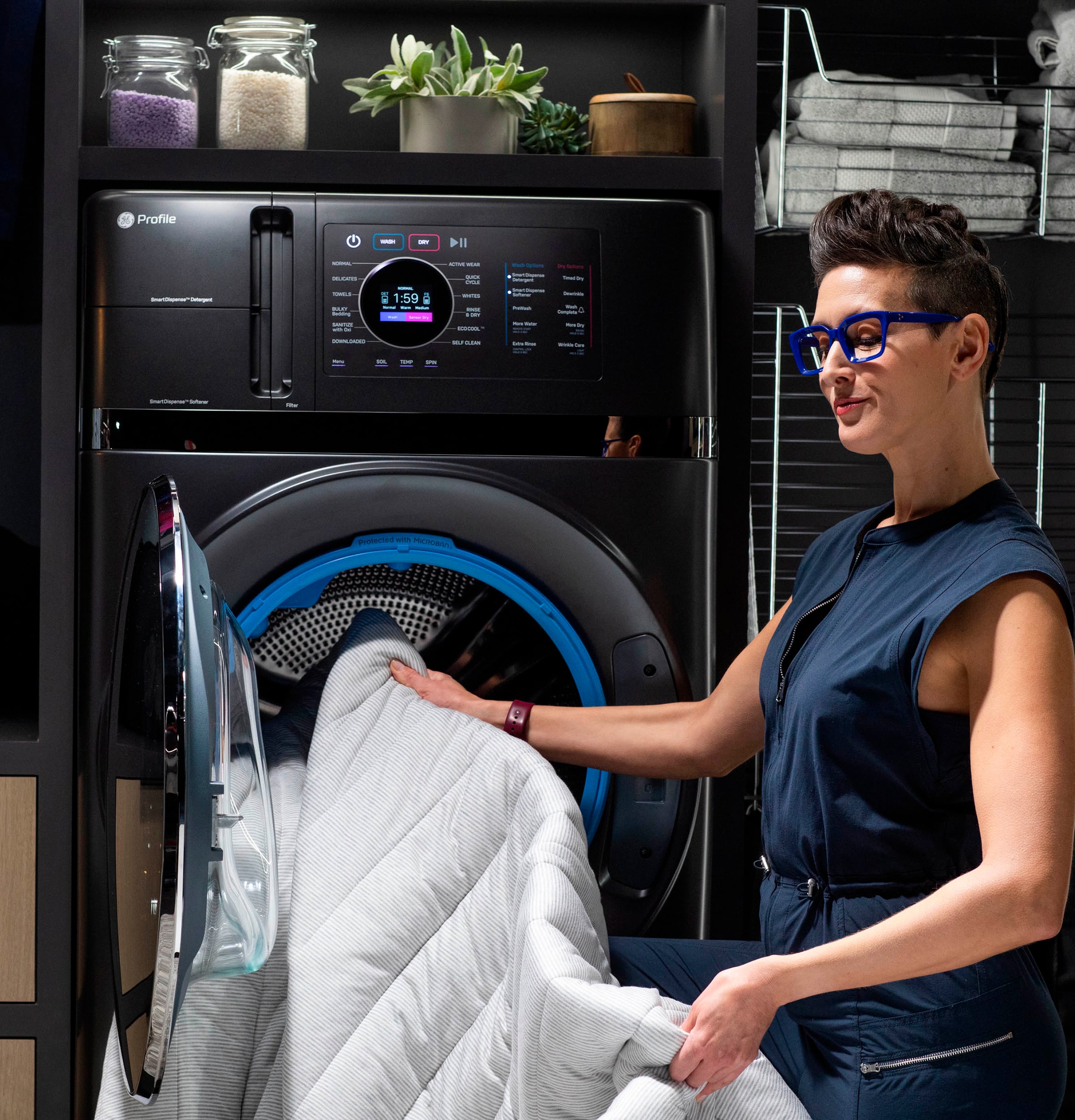 GE PFQ97HSPVDS Combination-Washers-Dryers - View #12