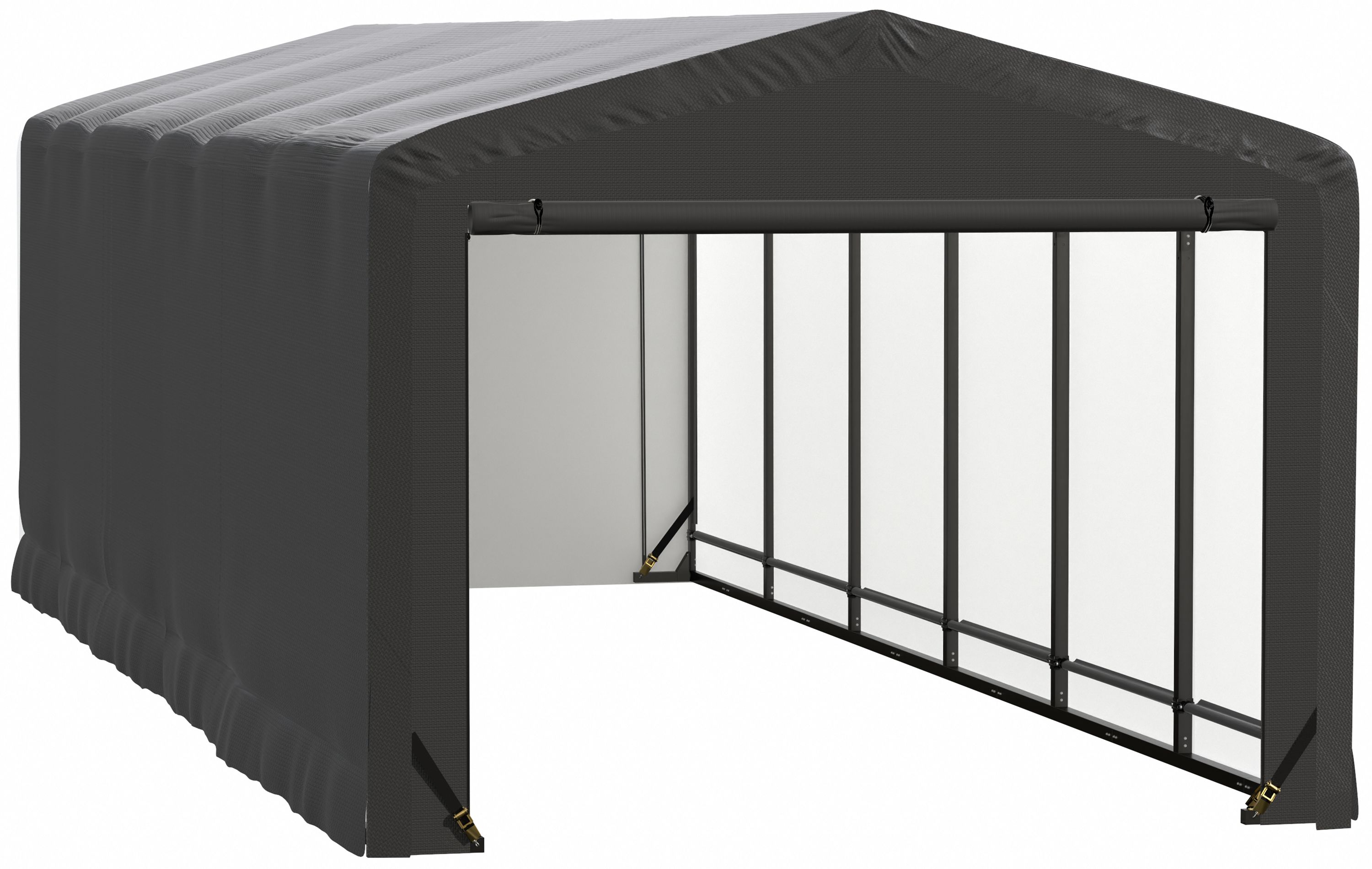 ShelterLogic SQAACC0103C01002708 10-ft x 27-ft Metal Single car Garage Building