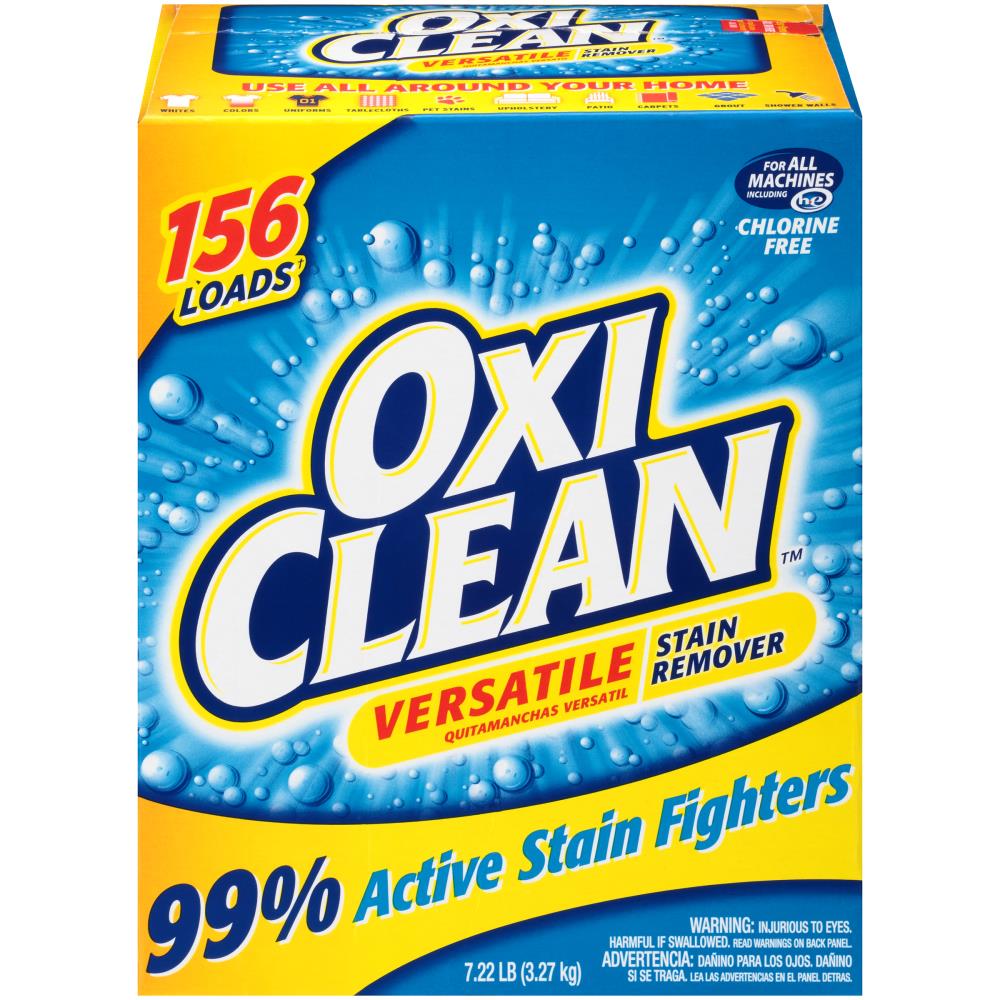 OxiClean Versatile Stain Remover Laundry Powder Chlorine Free 3 Lbs 65 Loads 