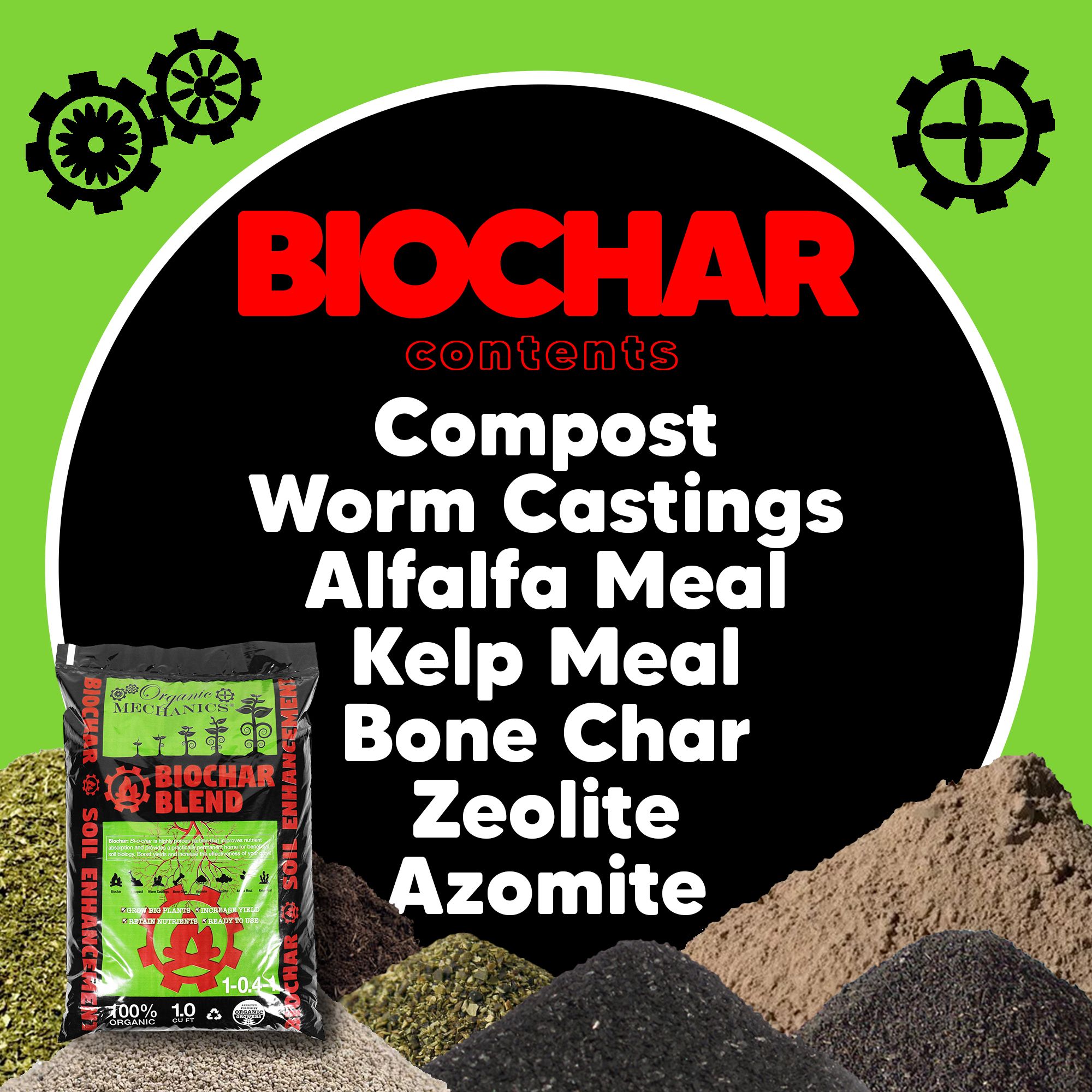 Organic Mechanics BIOCHAR-01 Soil-Conditioner - View #3