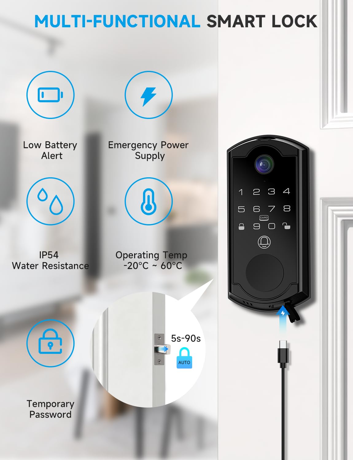 DYRCJ LDY0804E254 Electronic-Door-Locks - View #6