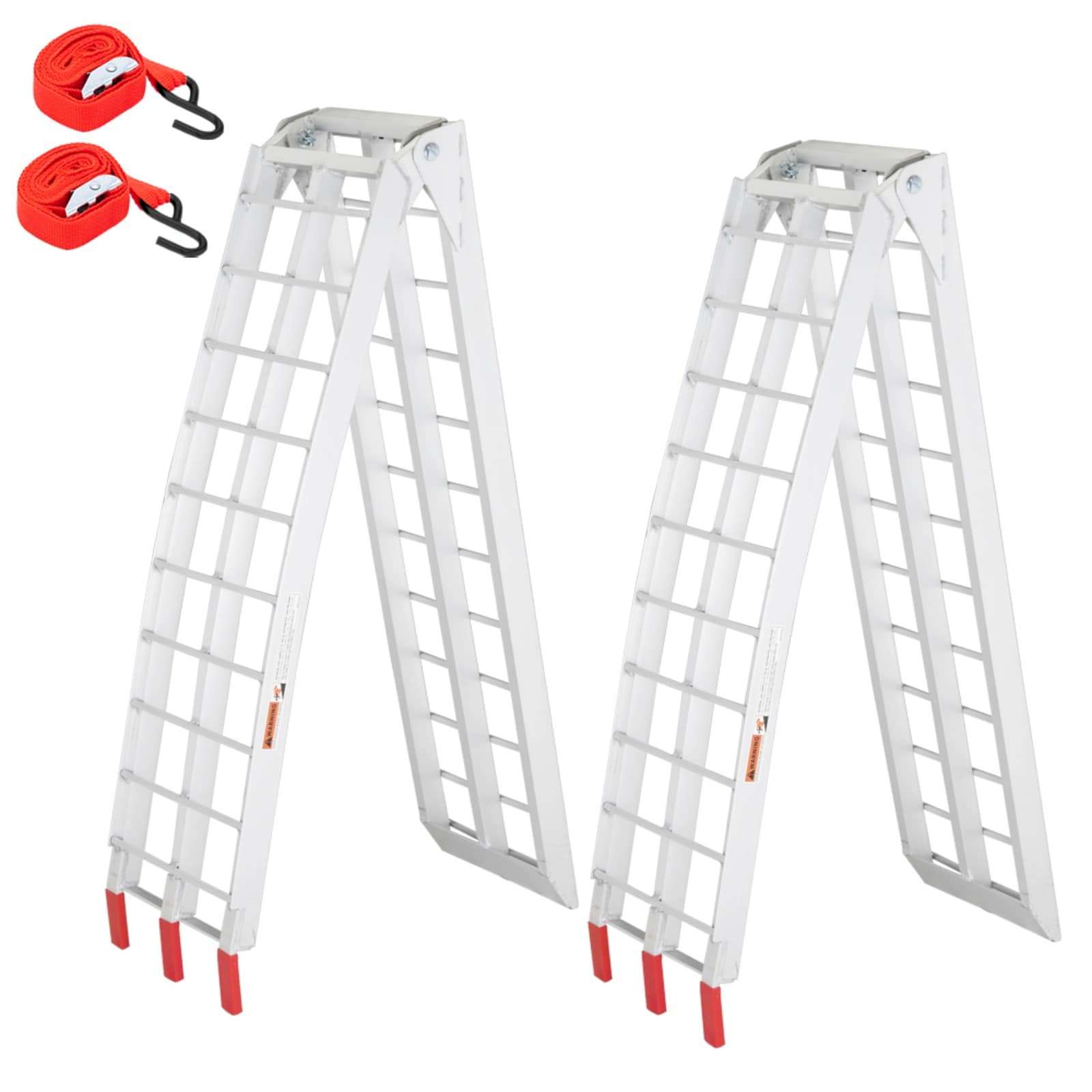 TUFFIOM 2 Pack 7ft Aluminum Motorcycle Ramps 1500lbs Capacity for ...