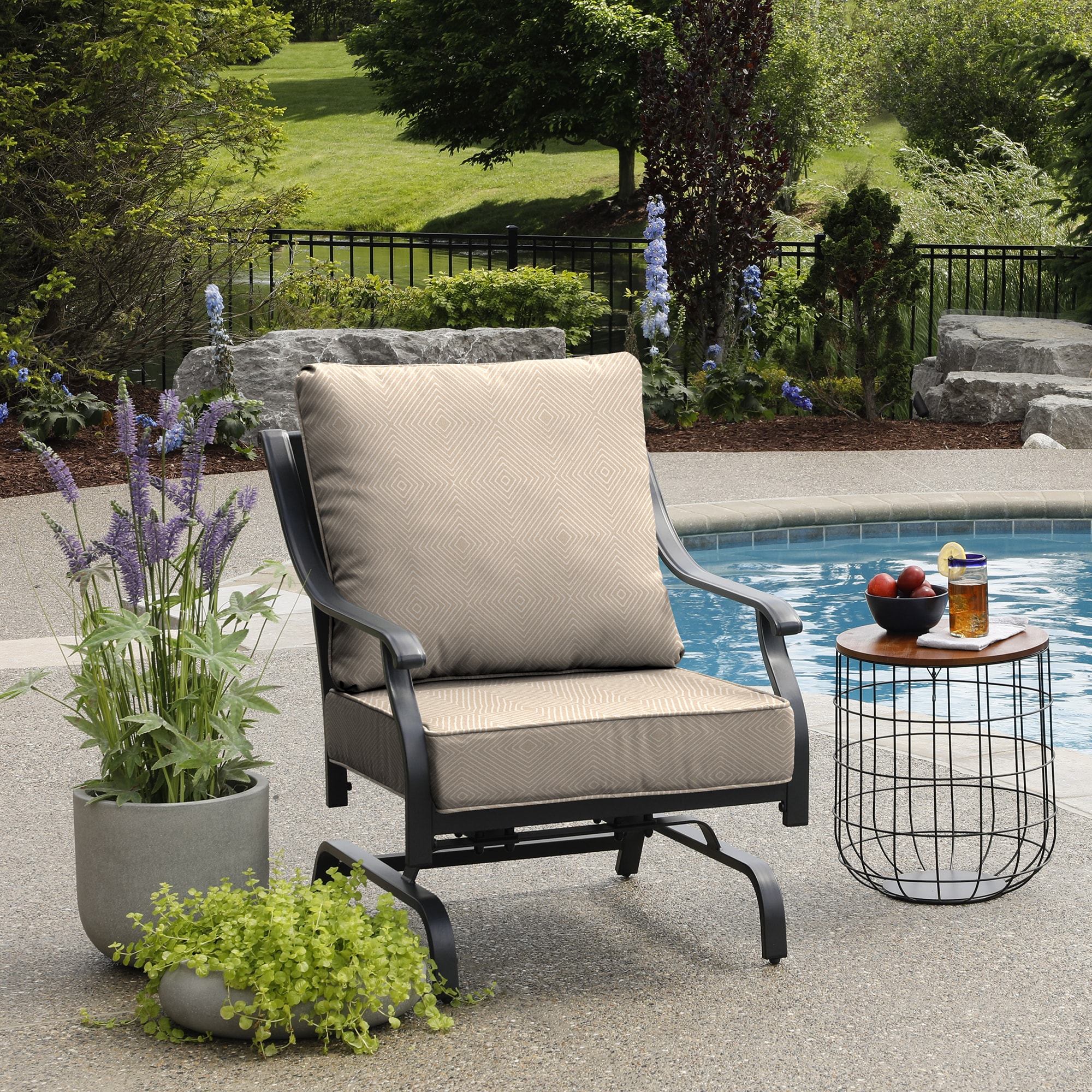 allen + roth with STAINMASTER XQ0CA02B-D9C2 Patio-Furniture-Cushions - View #5