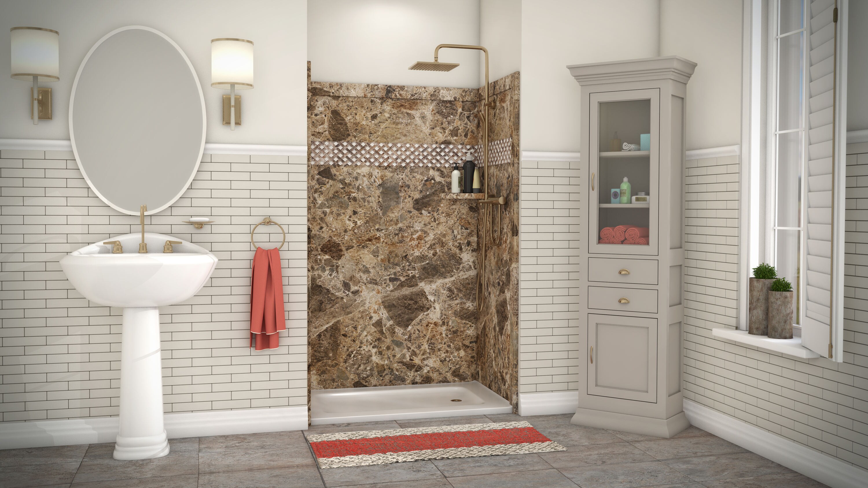 FlexStone FLXAT6048BP Shower-Parts - View #2