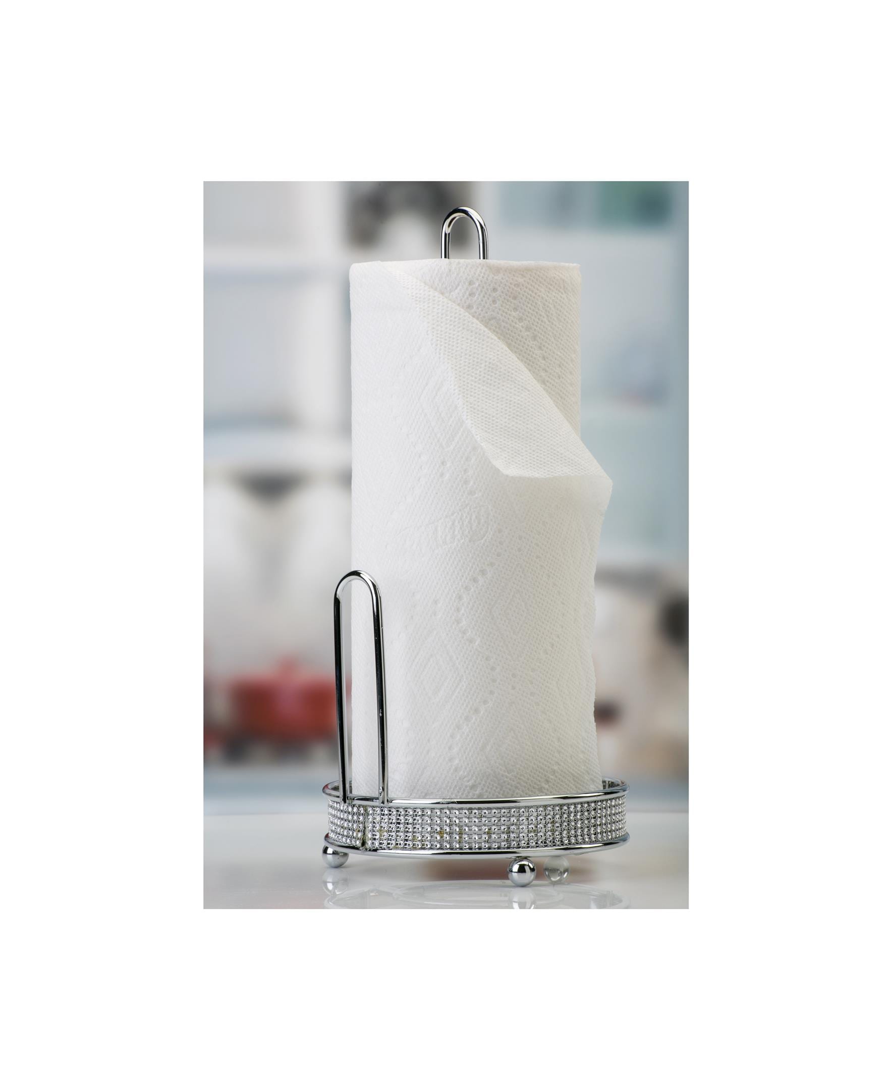 Kitchen Details Metal Chrome Paper Towel Holder