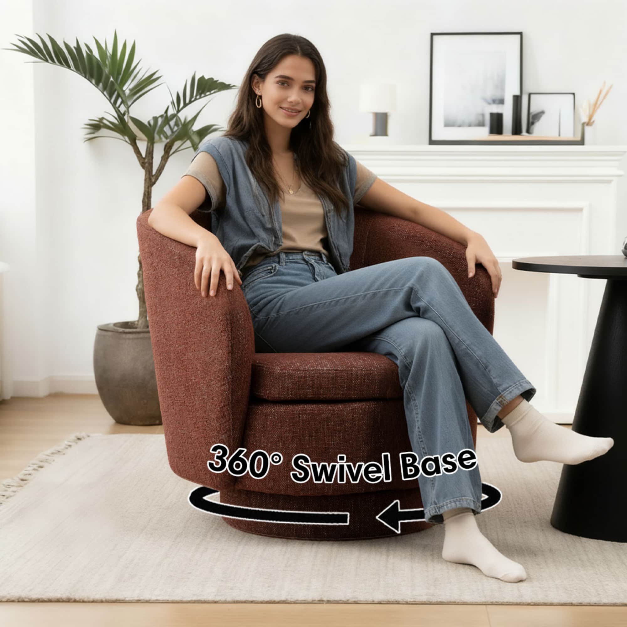 Maison Boucle HERA-LOLA-RUST-L chairs - View #5