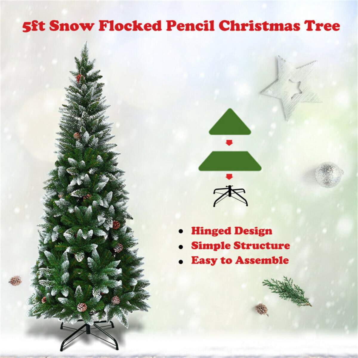 VERYKE LL-CST025 Artificial-Christmas-Trees - View #10