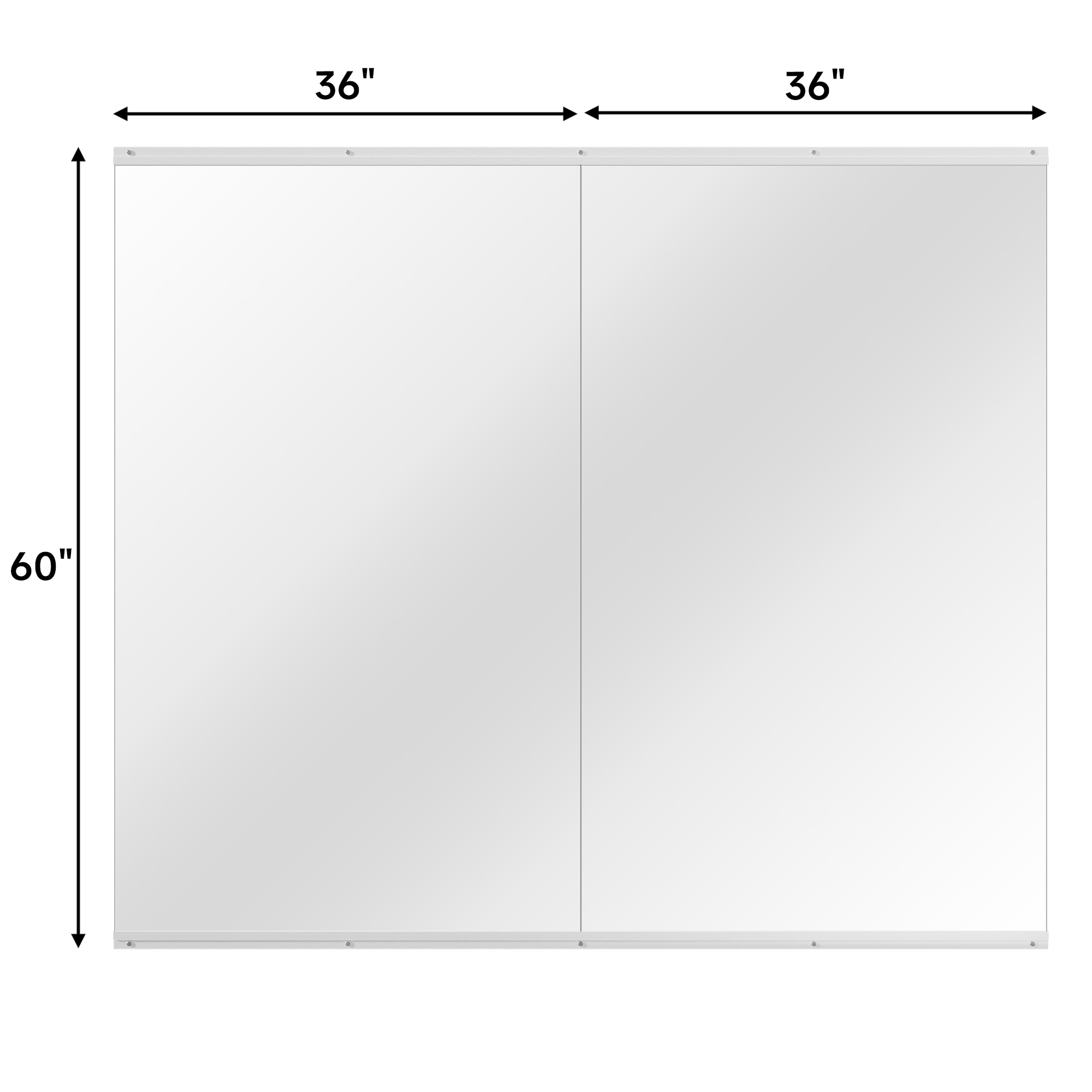 LOVMOR SF-R-GM-36-60-2PC Decor-Mirrors - View #7