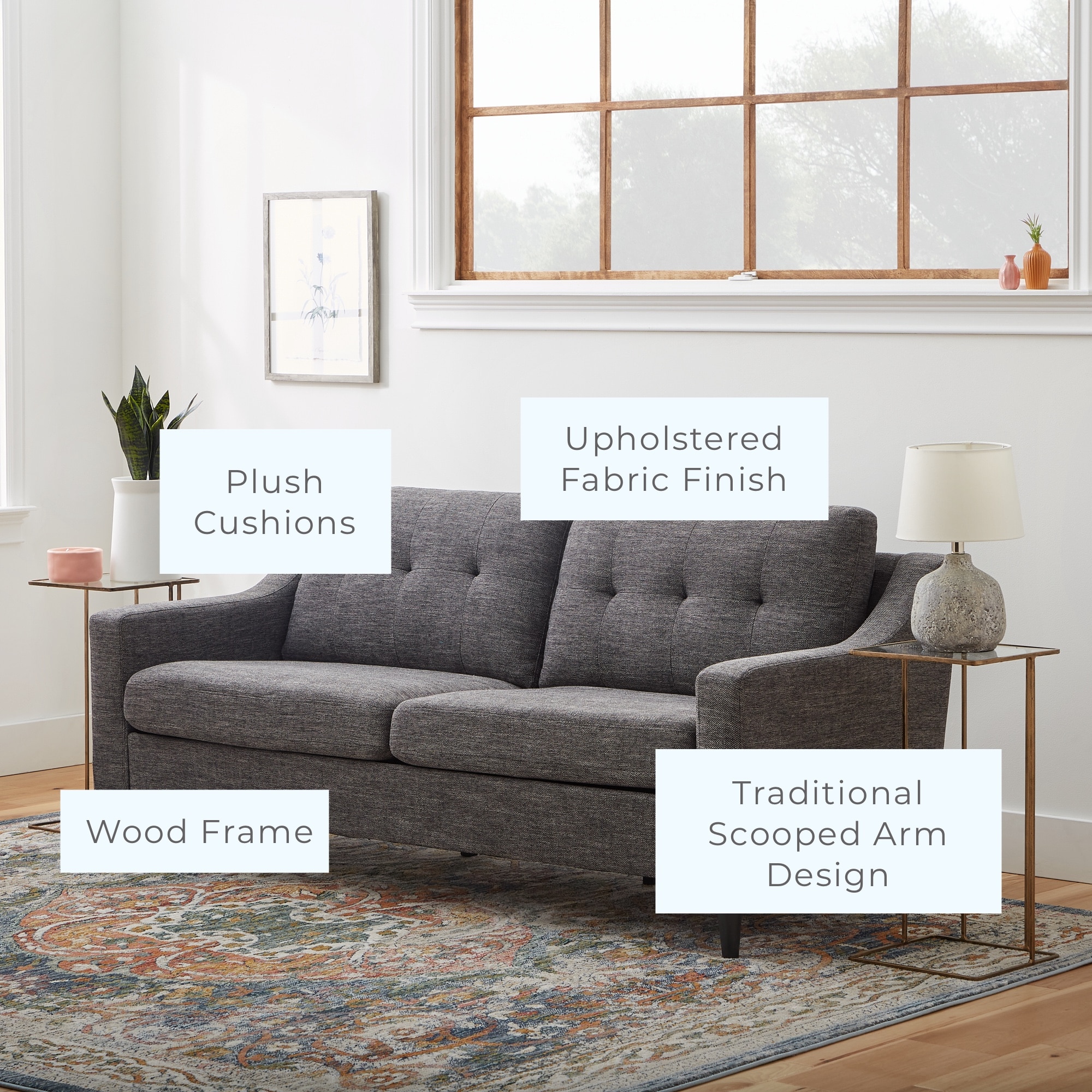 Brookside BS0008SOF00CH Sofas-Loveseats - View #2