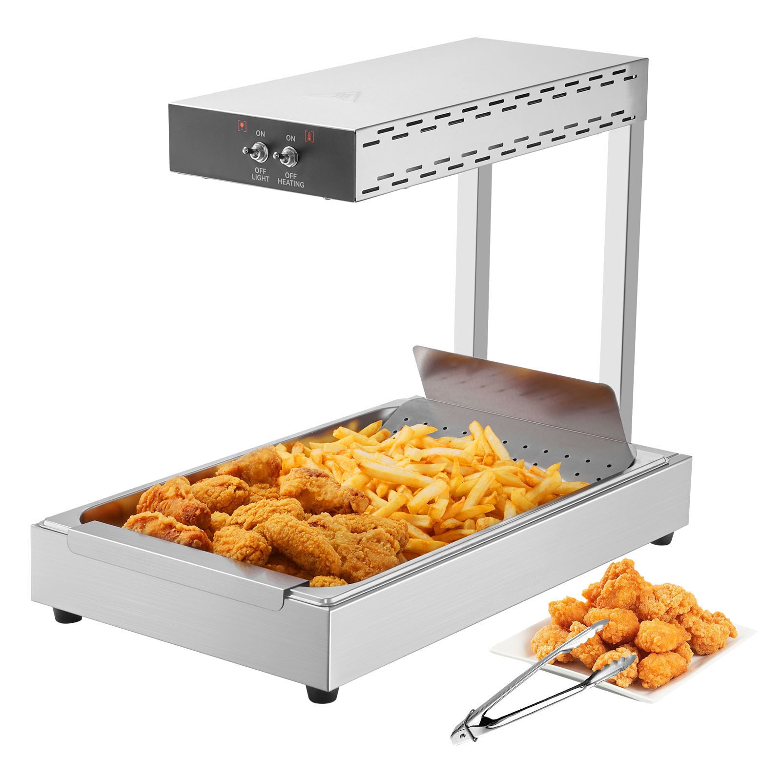 VEVOR SCDLWSTBWT2002577V1 French Fry Food Warmer Silver Electric strainer