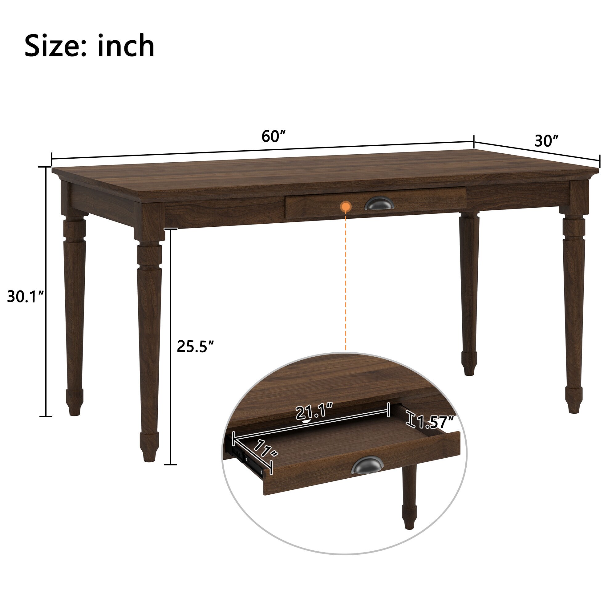 ModernLuxe L3P-N701P464449S desks - View #3