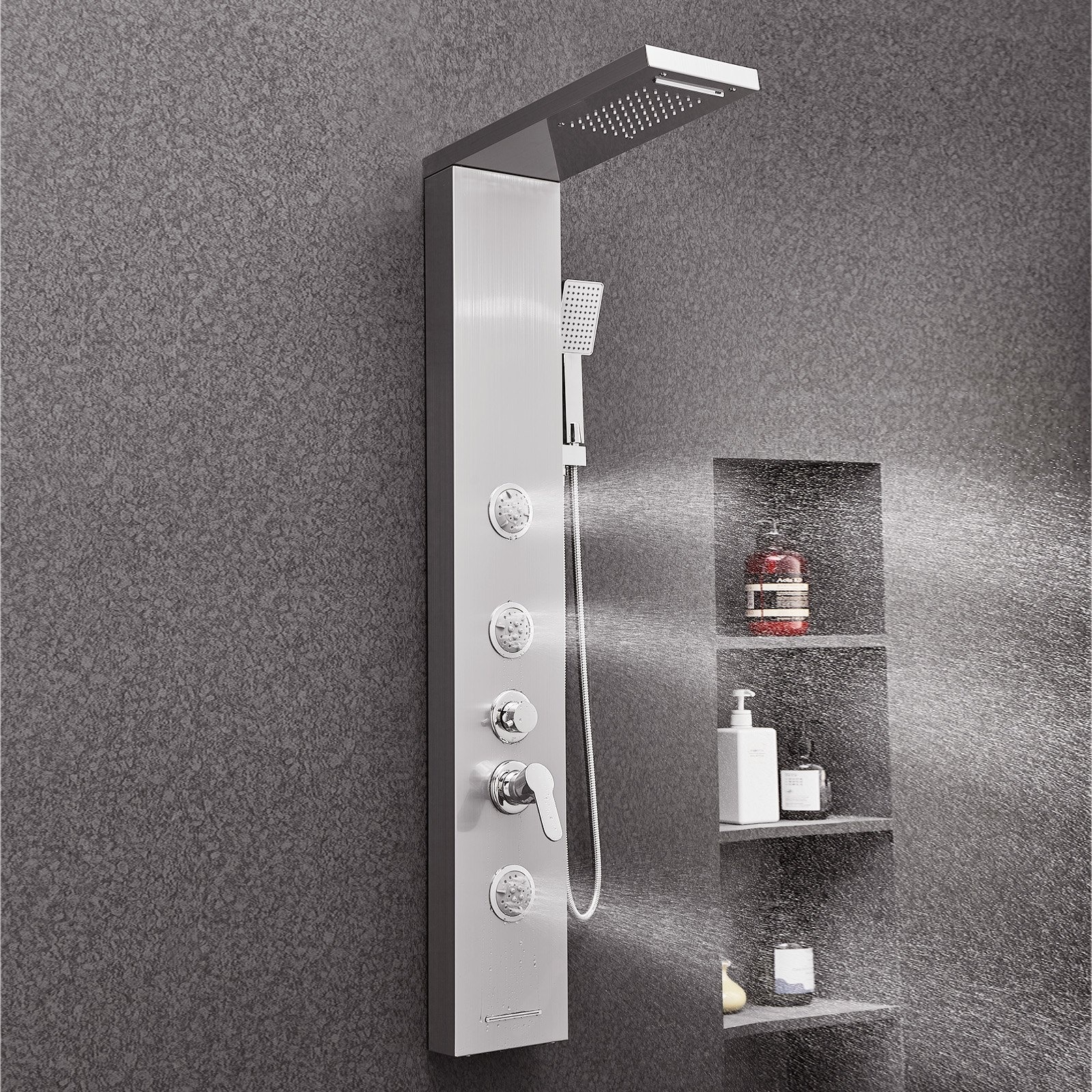 Mecale YAS-PD31NK Showerhead-Bar-Panels - View #2