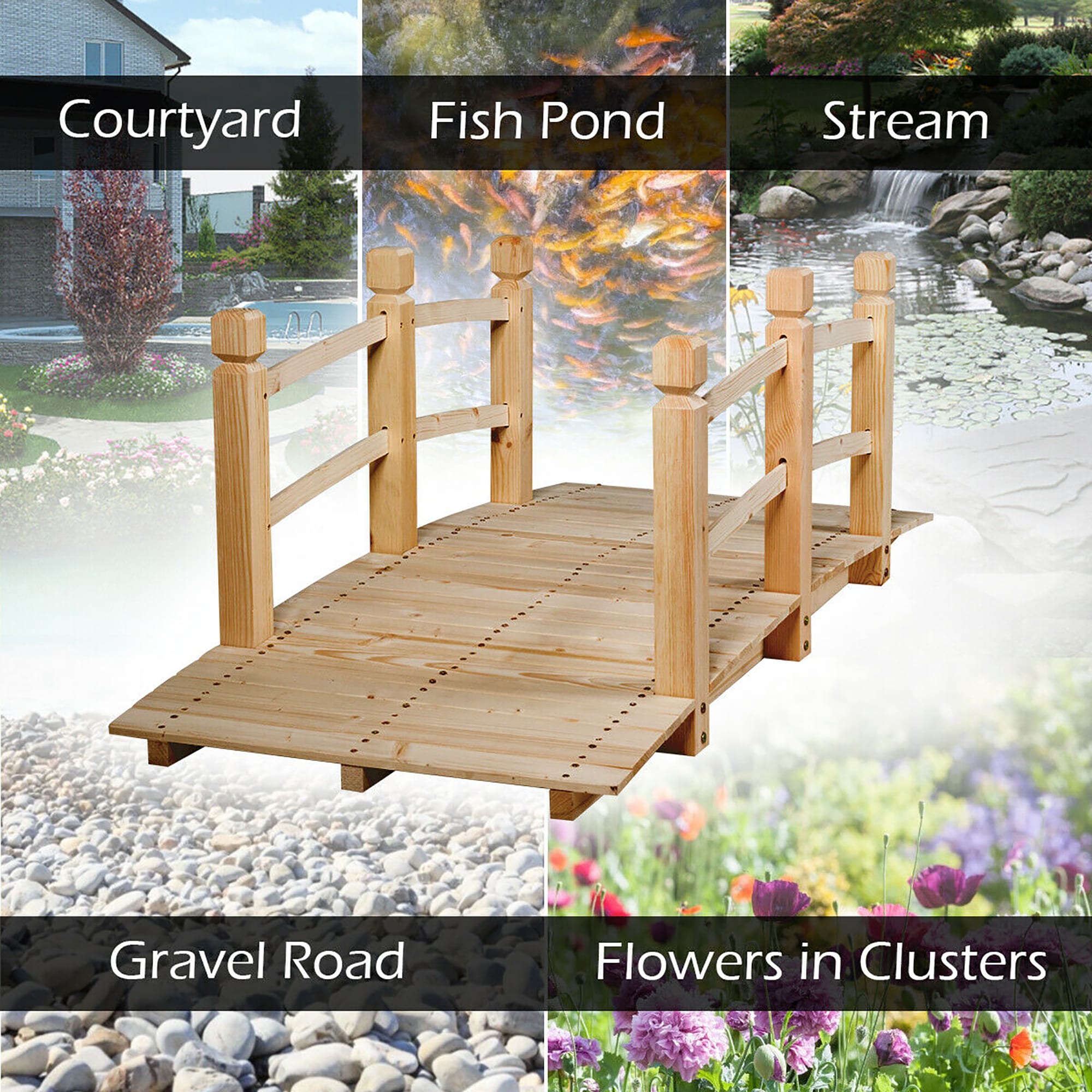 Costway OP2959NA Garden-Bridges - View #5