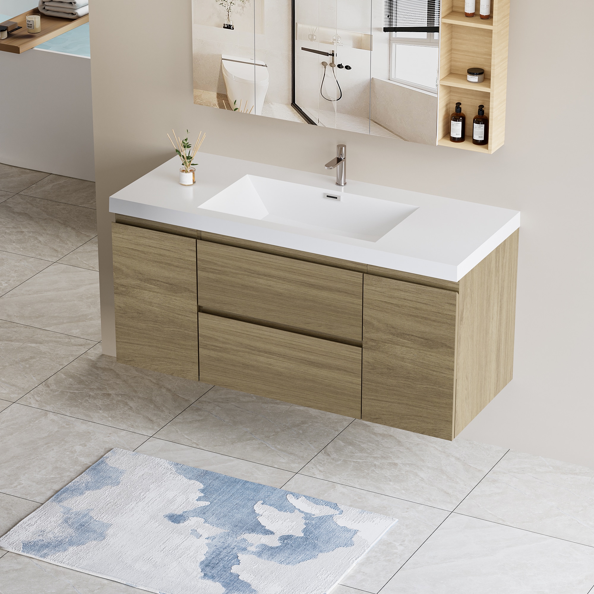 CASAINC MS-20048-CAB-WH-1 Bath-Vanity-Combo - View #5