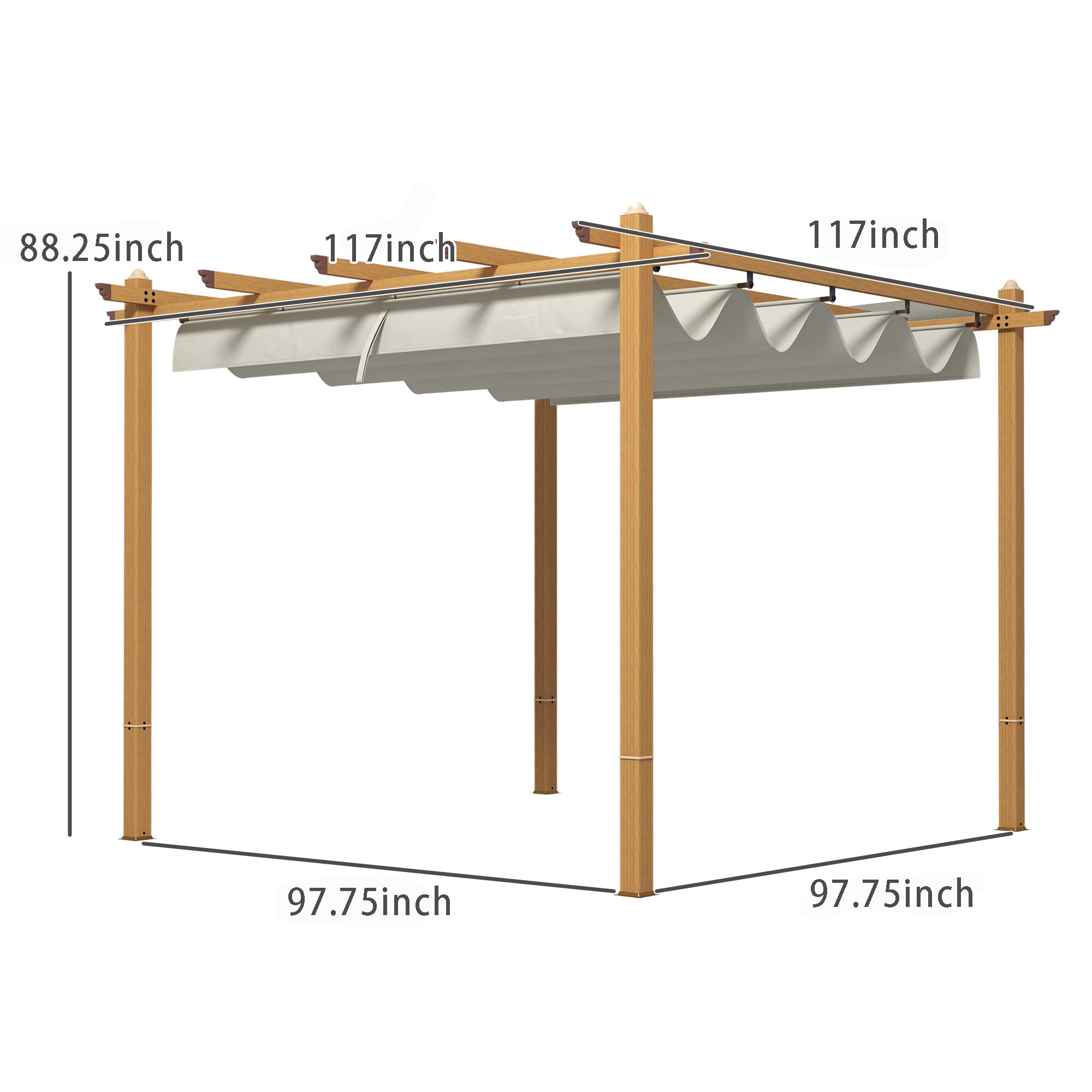 Kahomvis AOS-QP109-086 Pergolas-2 - View #3