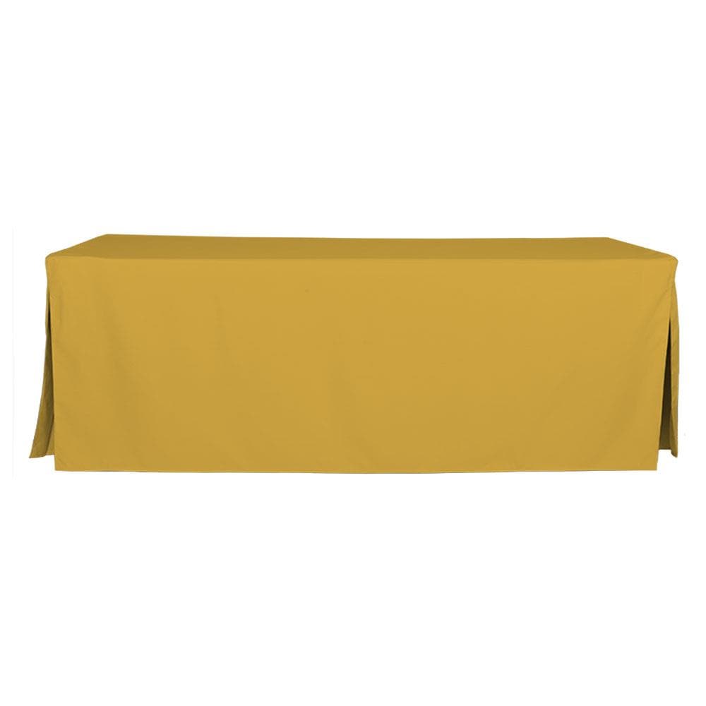 WestPoint Home 028828403551 Tablevogue Solid Colors Table Cover Collection Fitted Indoor/Outdoor Mimosa Table Cover for 8-ft rectangle