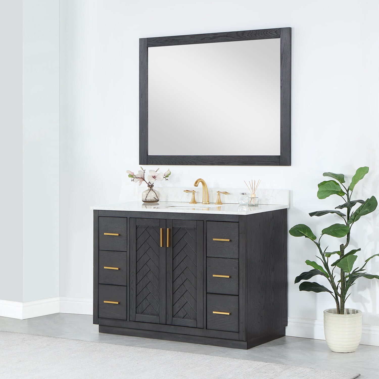Altair 543048-BN-GW Bath-Vanity-Combo - View #6