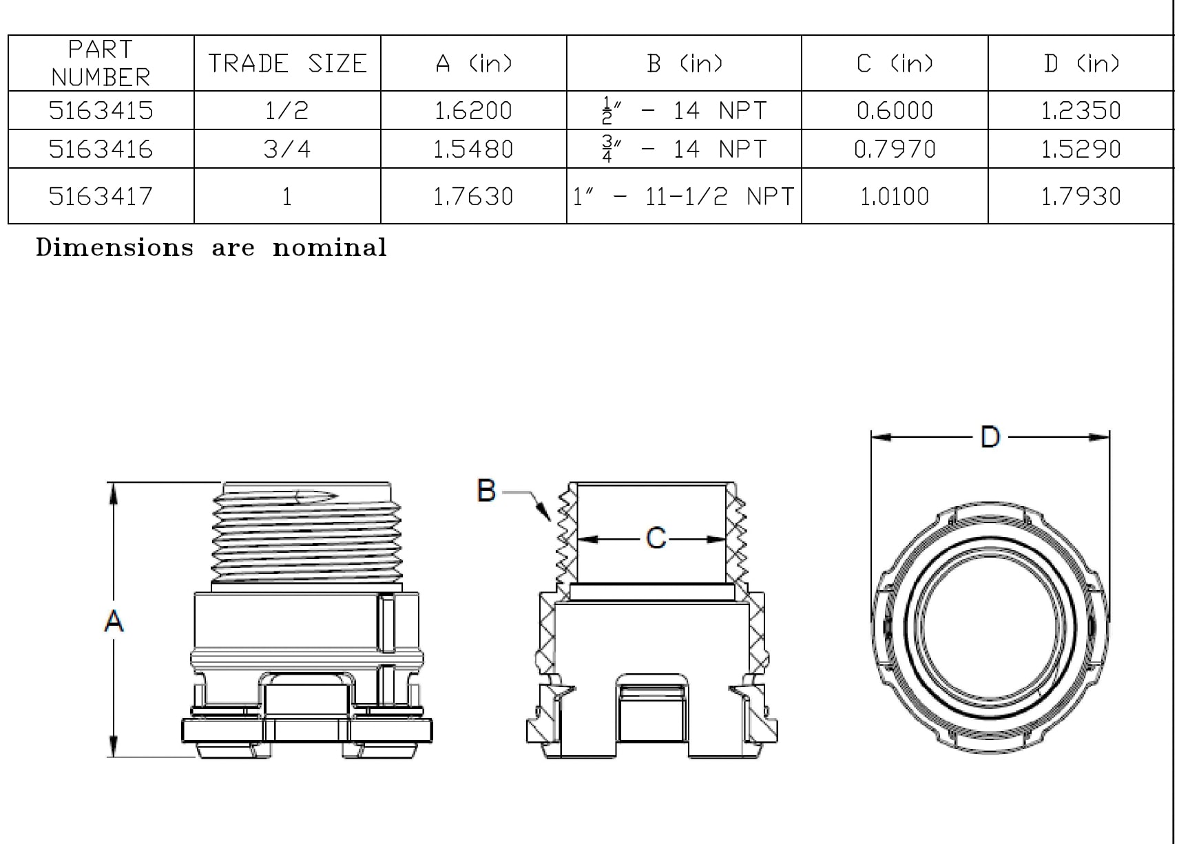 CANTEX L5163416 Conduit-Fittings - View #3