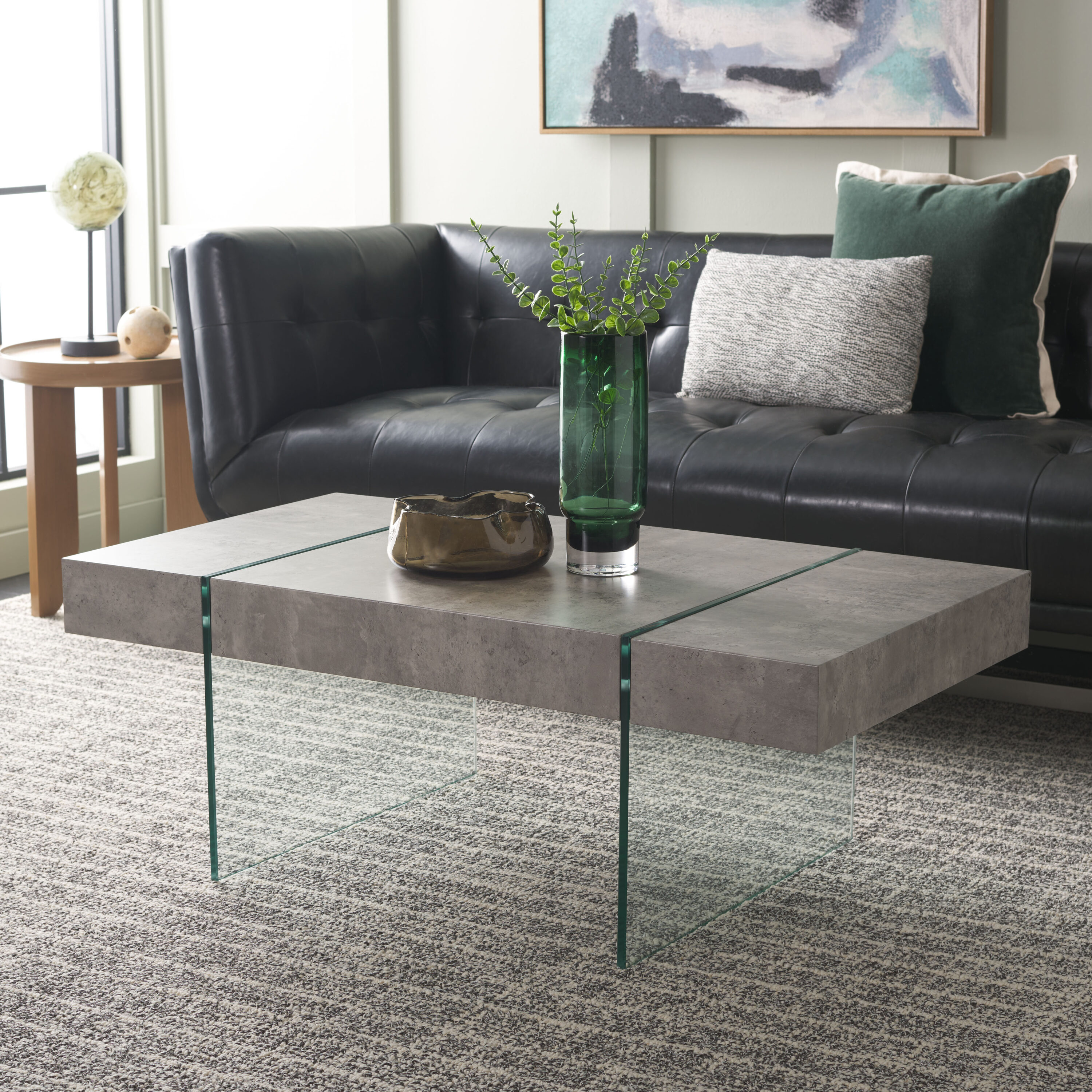 Safavieh COF7001D Powder Coating MDF Modern Coffee Table