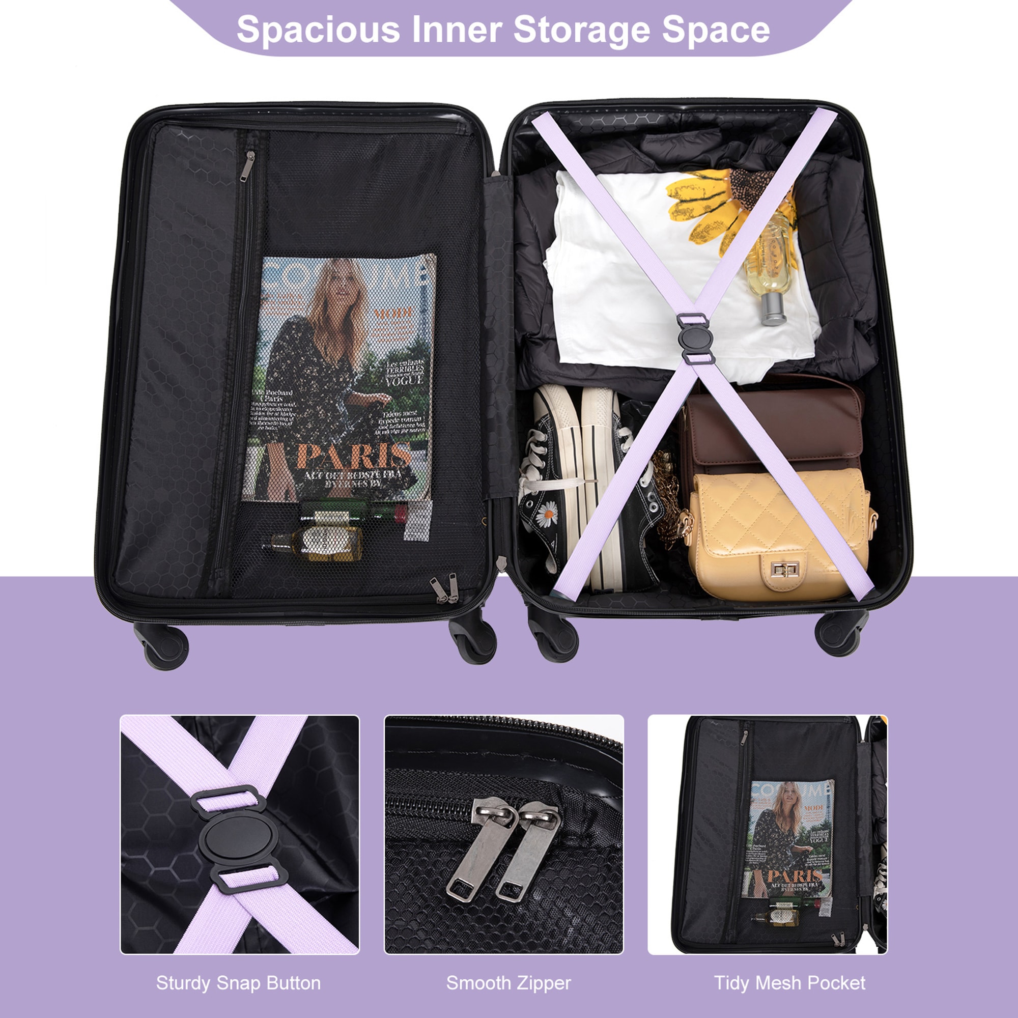 SINOFURN SYD9400013LP Luggage-And-Luggage-Sets - View #3