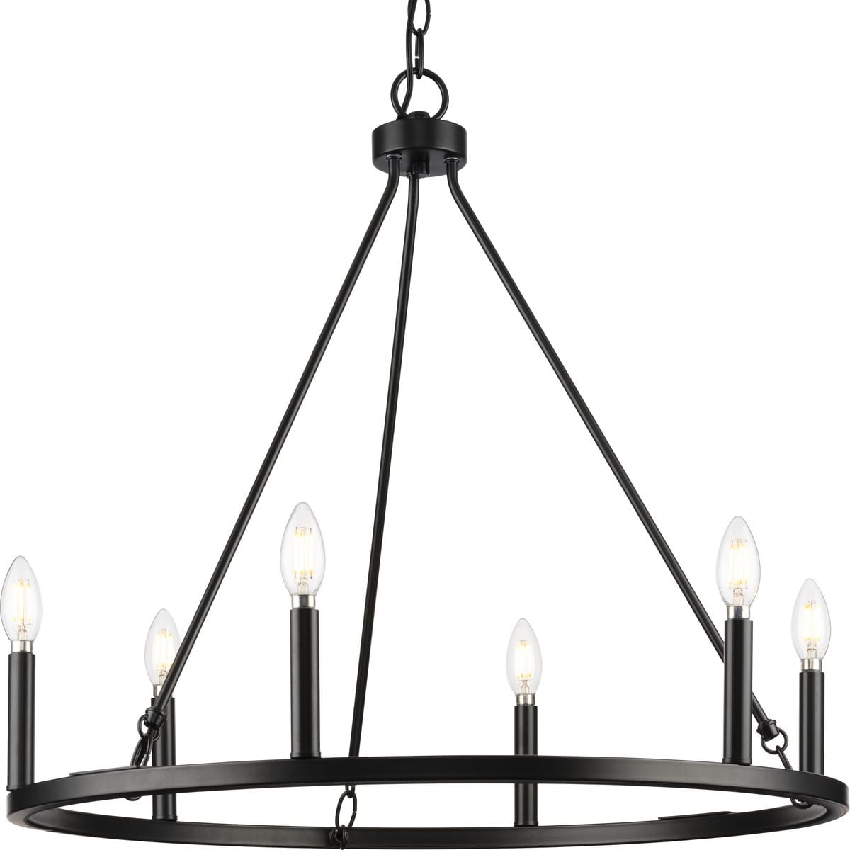 Progress Lighting Gilliam 6-Light Farmhouse Chandelier