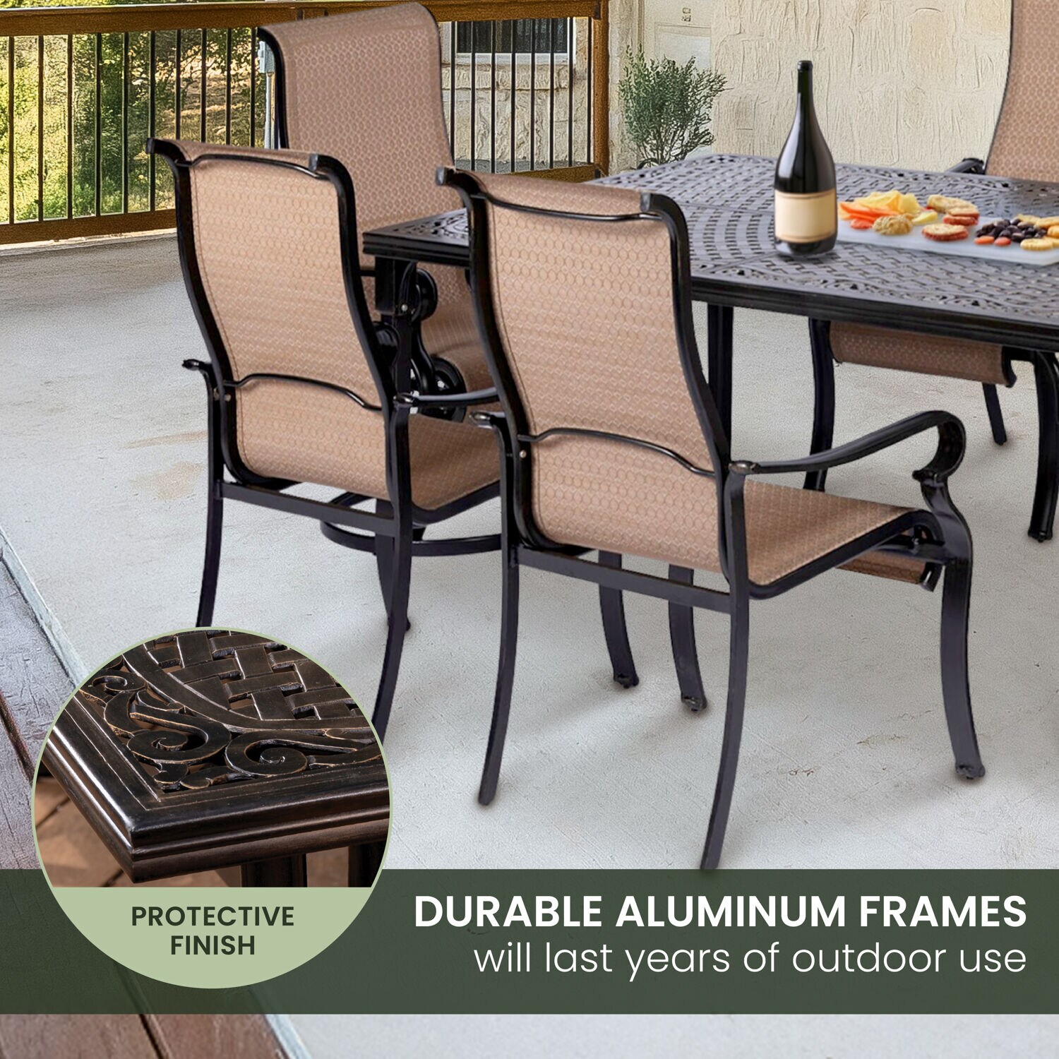 Hanover BRIGDN7PCSW-2 Patio-Dining-Sets - View #8
