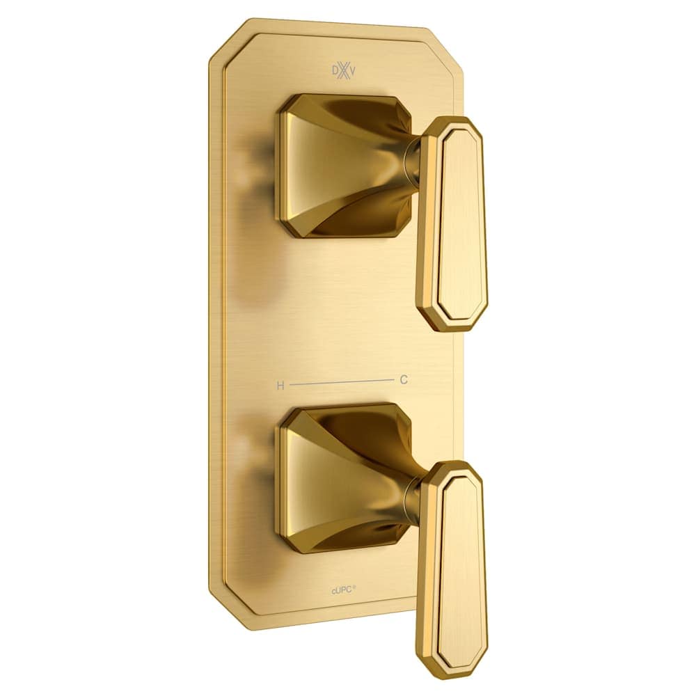 DXV -  D35170527 Belshire TwoHandle Thermostatic Valve Trim with Lever Handles