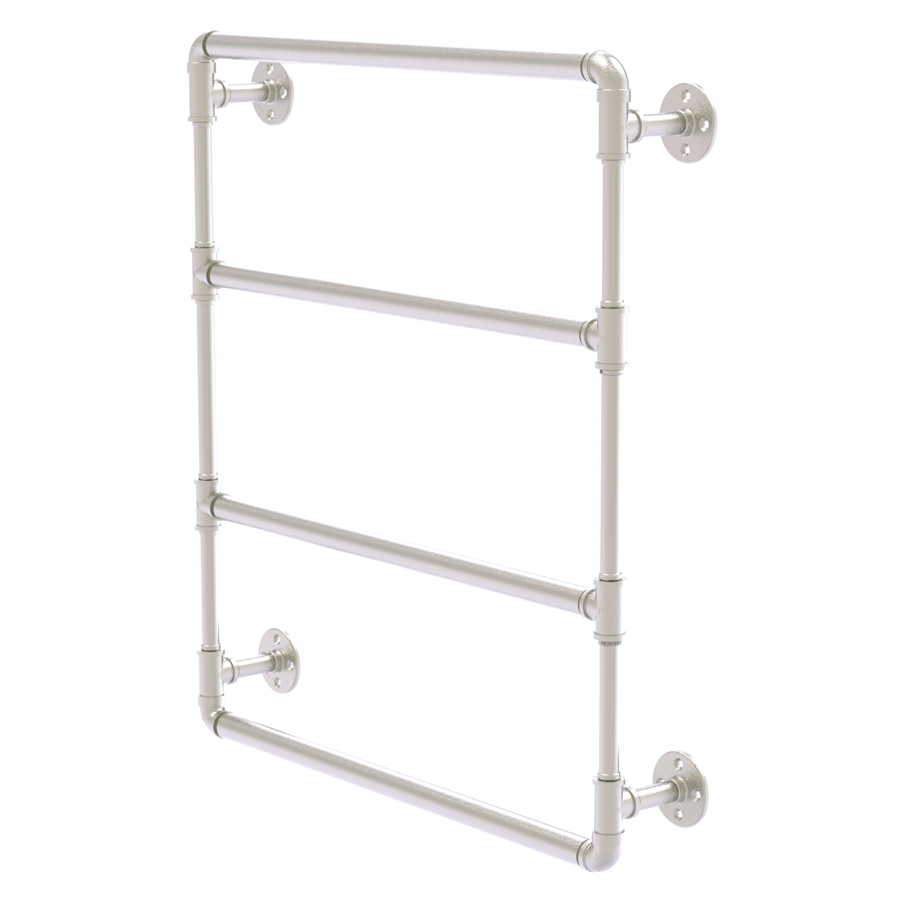 Allied Brass P-280-24-LTB-SN Pipeline 24-in double Satin Nickel Wall mount Double Towel Bar