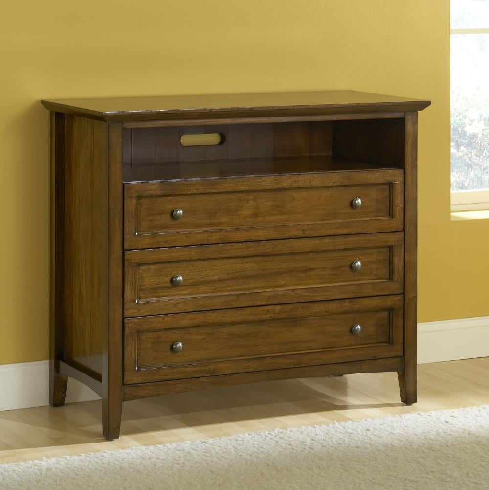 Modus Furniture 4N3589 Paragon Farmhouse/Rustic Truffle TV Stand (Accommodates TVs up to 50-in)