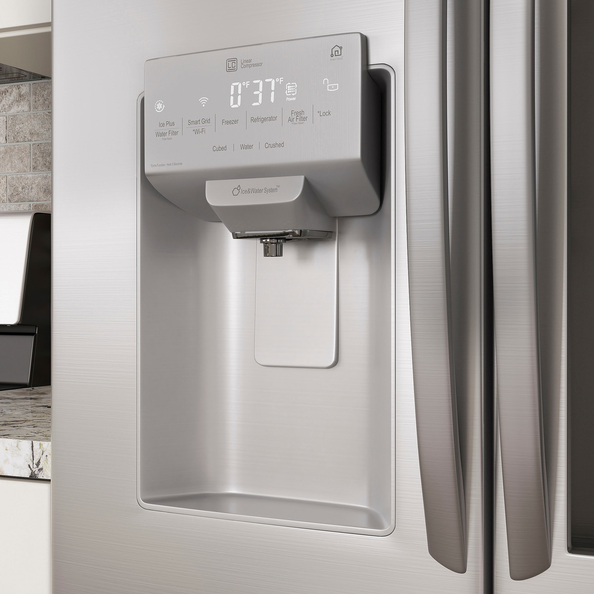 LG LFXC22596S 36 Inch Smart Counter Depth French Door Refrigerator with  21.9 cu. ft. Total Capacity, WiFi, InstaView™ Door-in-Door®, Dual Ice  Maker, Smart Cooling™, Door Cooling +, SmartThinQ®, LoDecibel™, Child Lock,  Sabbath