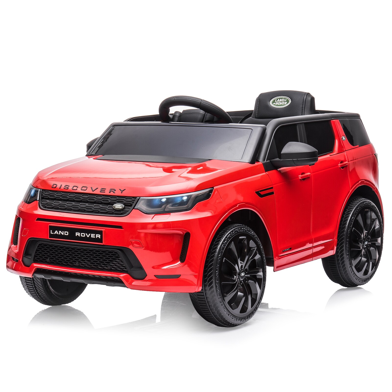 Der Rose RIDE ON CAR-002650 Licensed Land Rover Kids Electric Car 12V Ride On Toy With Remote Control MP3 Player And Safety Features Red