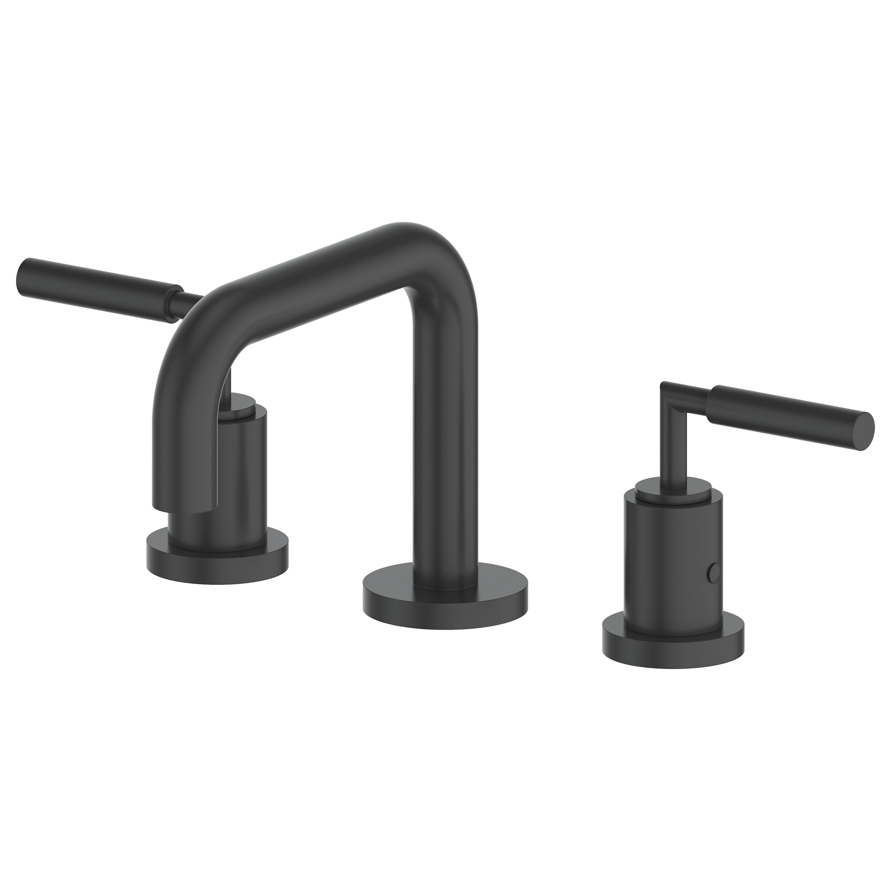 ZLINE KITCHEN & BATH ELD-BF-MB Eldorado Matte Black Widespread 2-handle Low-arc Residential Handle Bathroom Sink Faucet with Drain