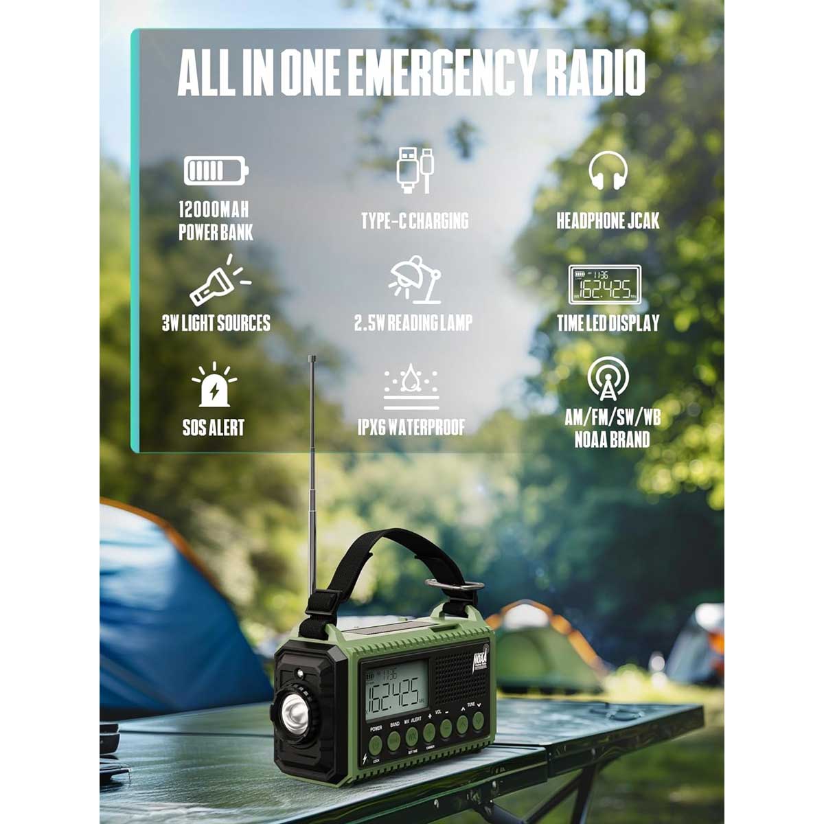 Aoibox LAWR0917038 Weather-Radio - View #6