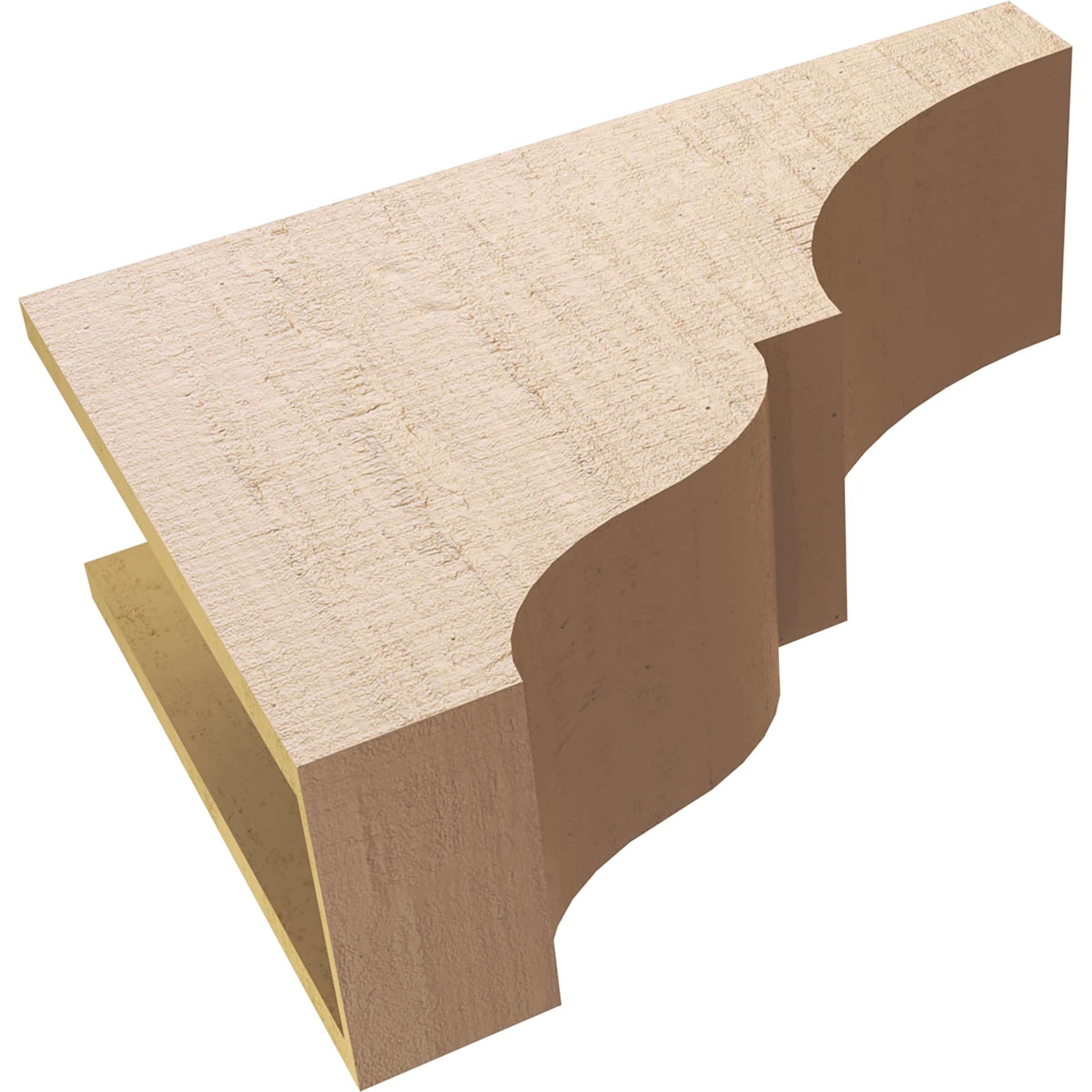 Ekena Millwork CORU08X24X16ASHRCPR corbels - View #6