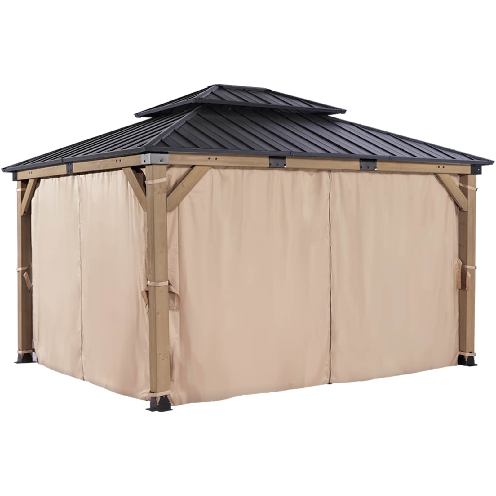 Mondawe MA-GHPS07 Wood-Resin-Gazebos - View #2