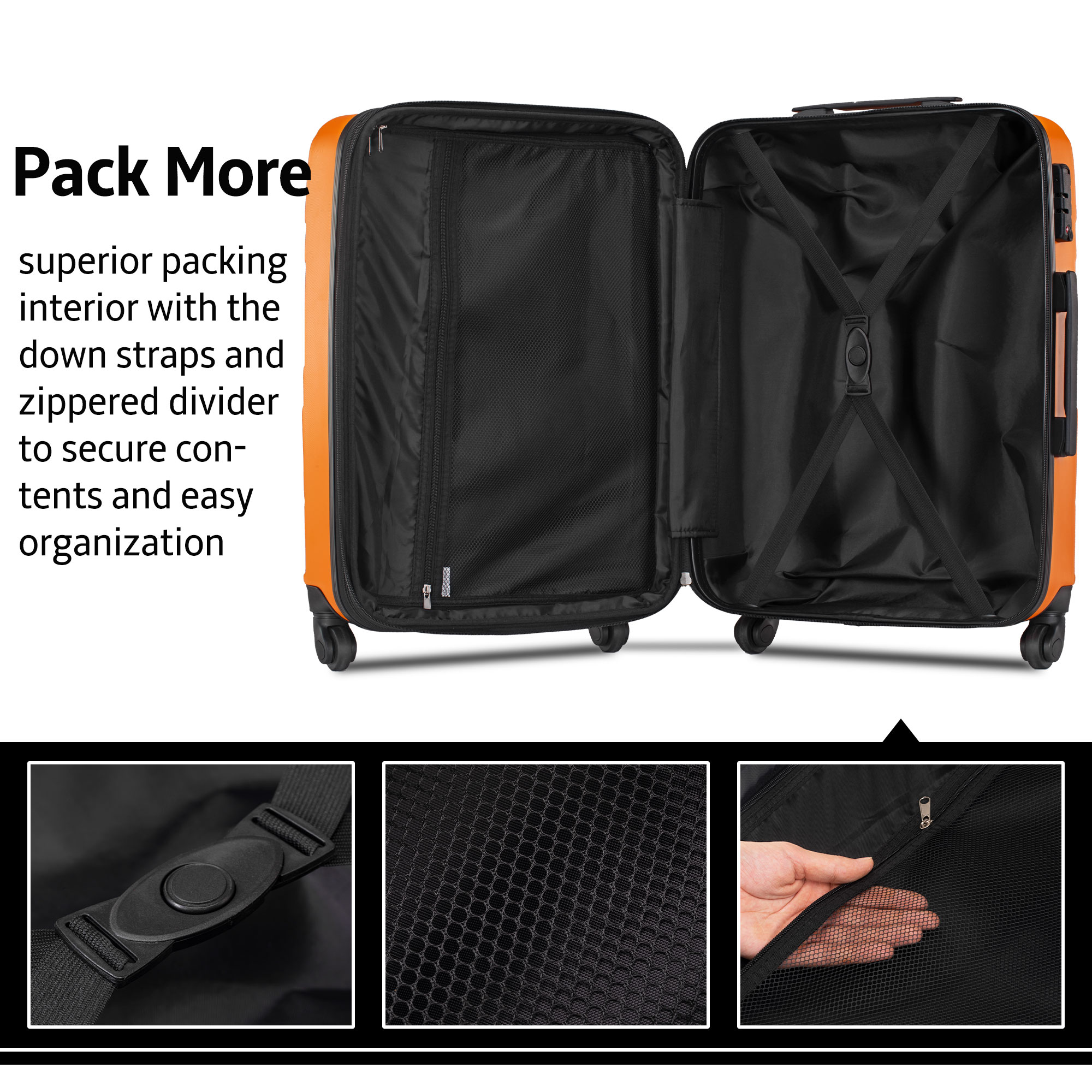 CASAINC MRS-PP191934AAG Luggage-And-Luggage-Sets - View #6