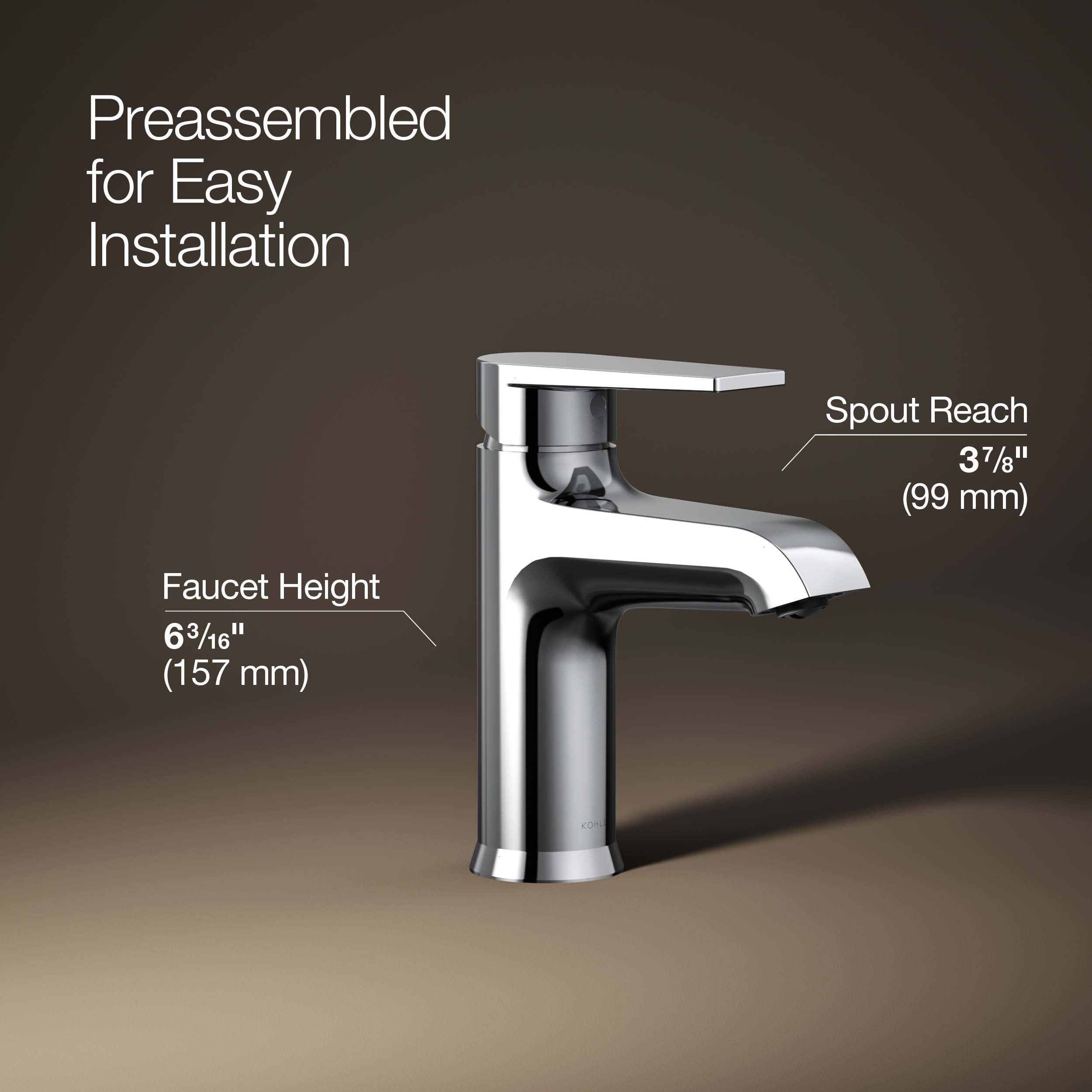 KOHLER K-97060-4-CP Lavatory-Faucets - View #4