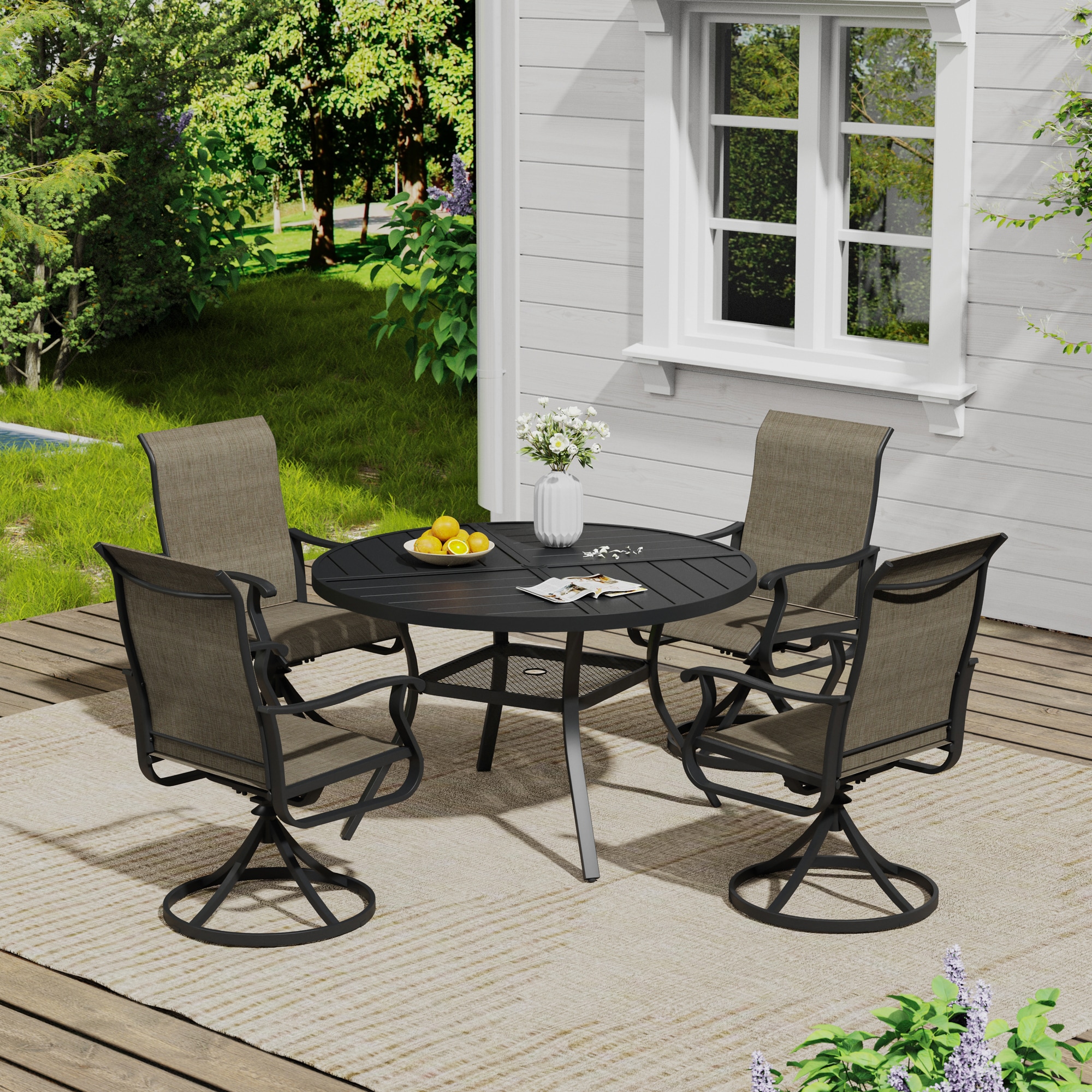 VICLLAX DTR01BL-LS Patio-Tables - View #7