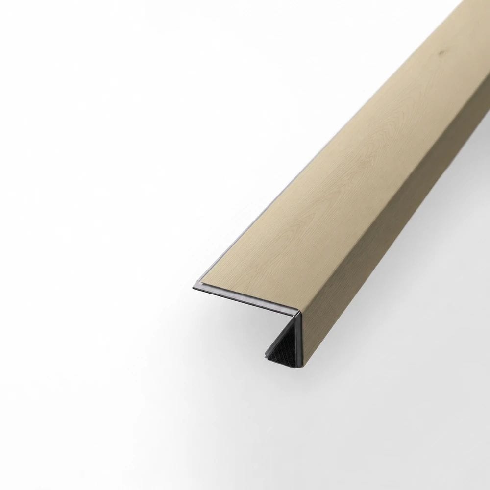 Flooret Flooret Modin LVP 48-in TruePlank Base Square Nosing - Sable Base, Made from a Real Plank, Waterproof, Scratch-Resistant and Easy to Install, Flush Finish for Stairs