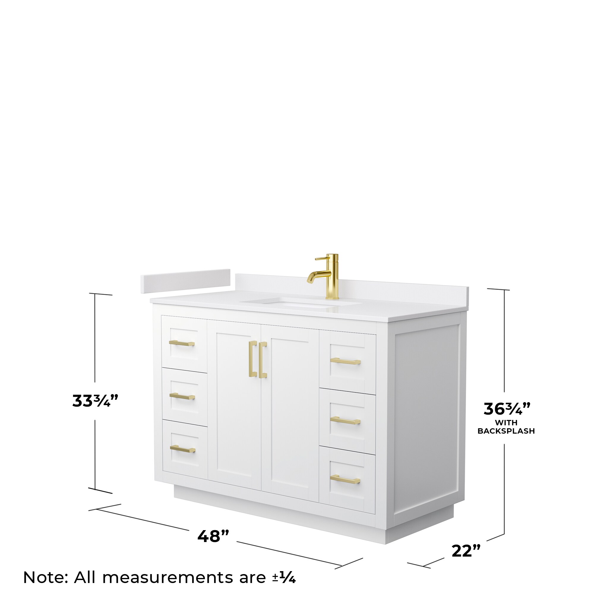 Wyndham Collection WCF292948SWGWCUNSMXX Bath-Vanity-Combo - View #5