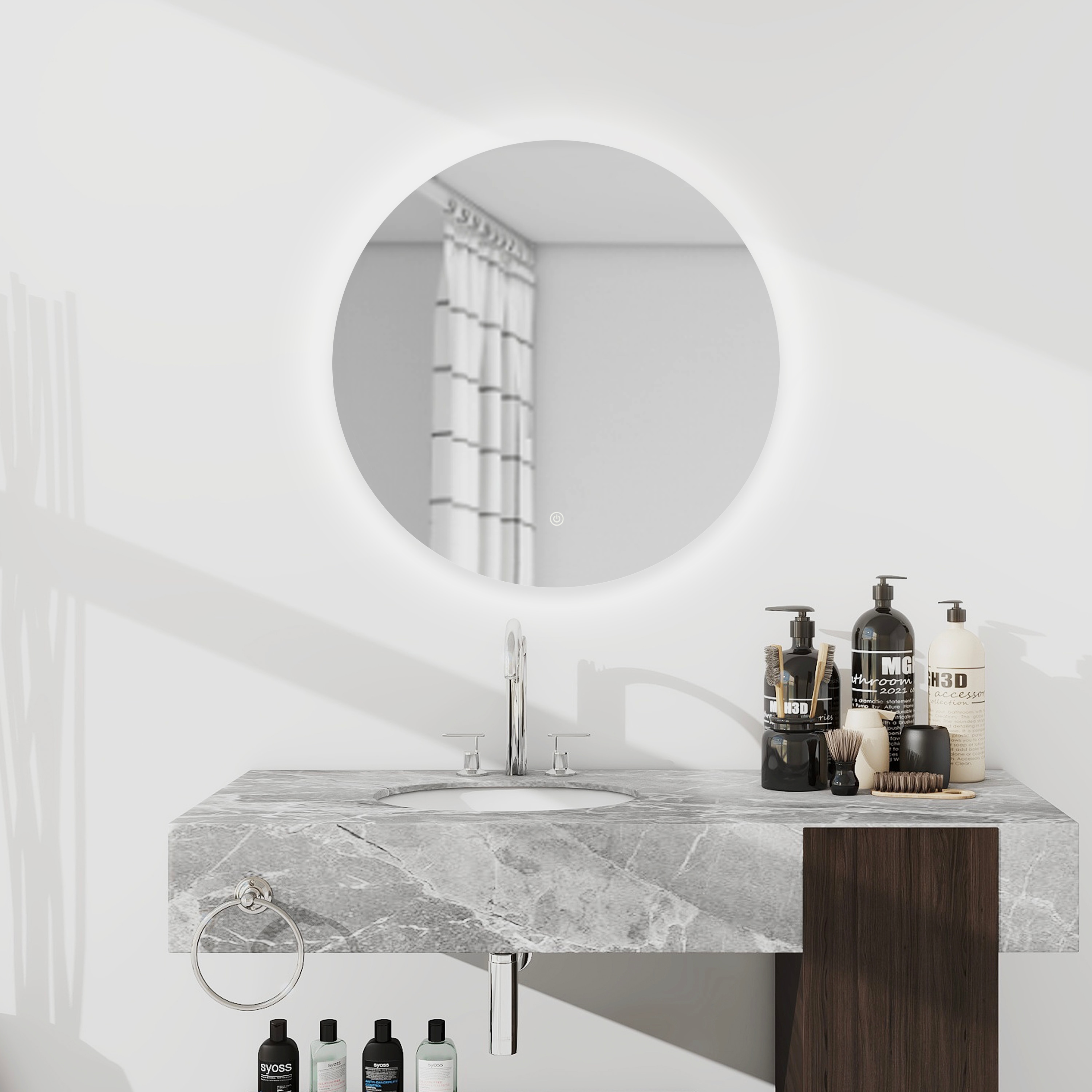 Bathroom Mirrors Shape Round