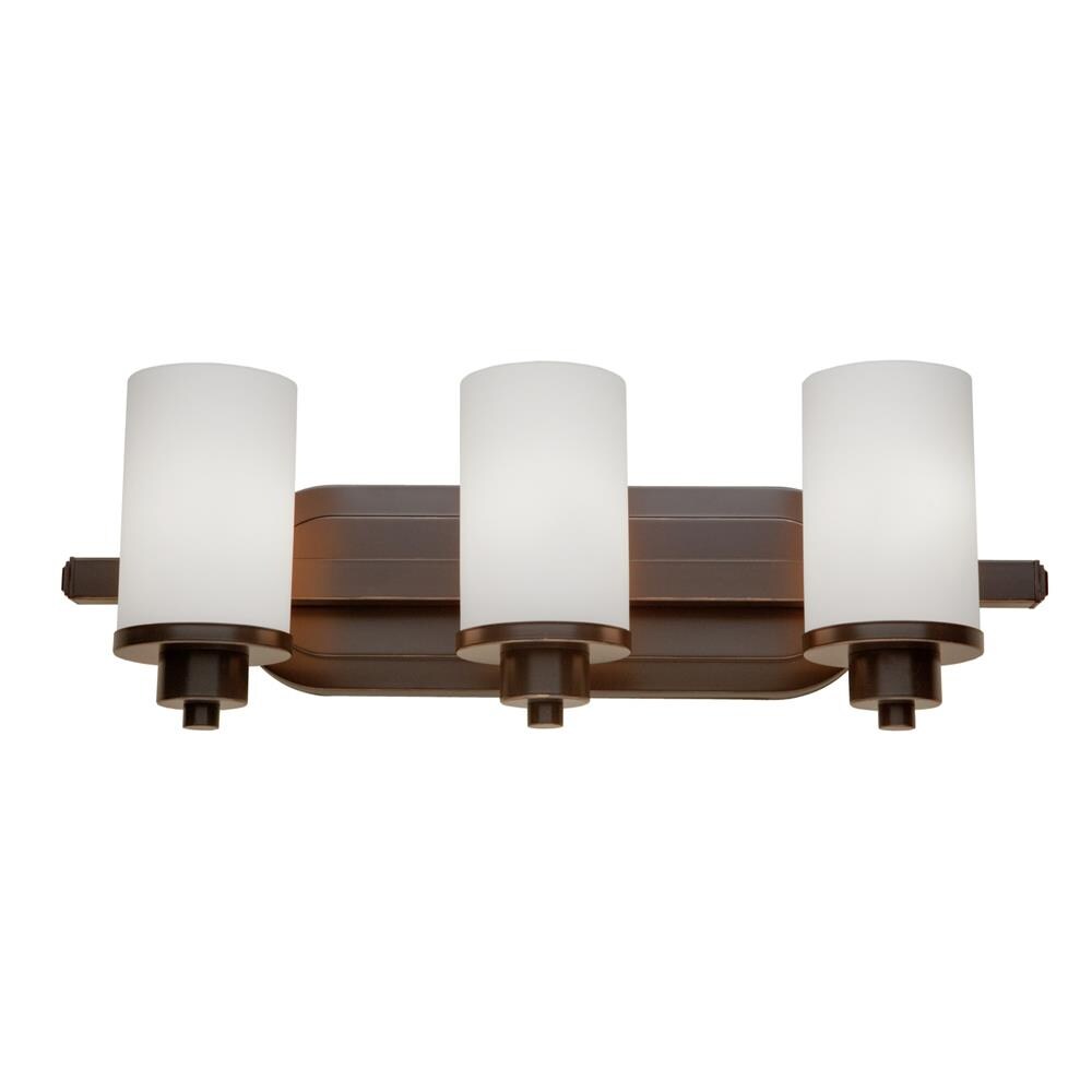 ARTCRAFT AC1303WH Parkdale 21-in 3-Light Oil Rubbed Bronze Transitional Vanity Light